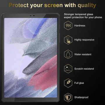 Cadorabo Schutzfolie Samsung Galaxy Tab A7 LITE (8.7 Zoll), Schutzglas Panzer Folie (Tempered) Display-Schutzfolie mit 3D Touch