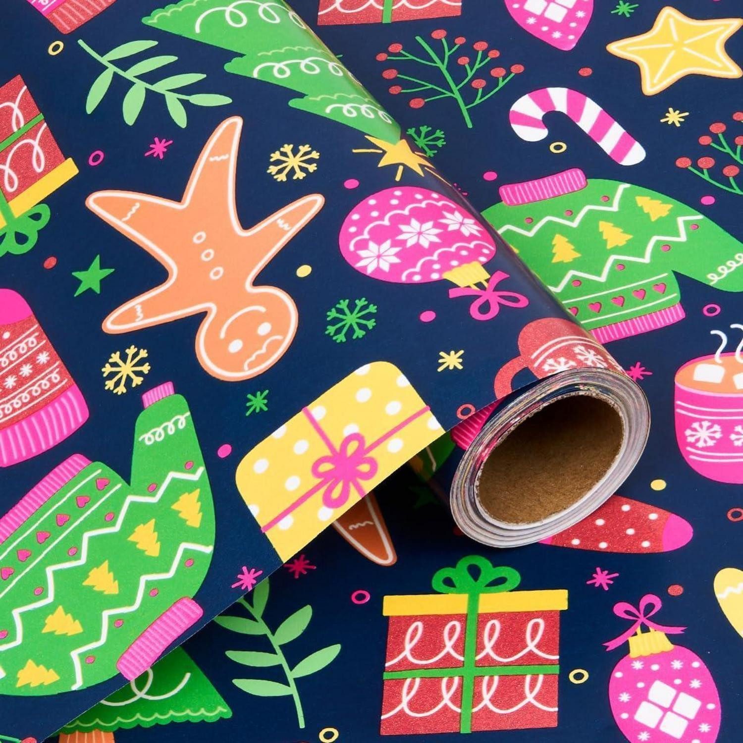 LuxusKollektion Geschenkpapier Geschenkpapier Rolle mehrfarbig 43x10m