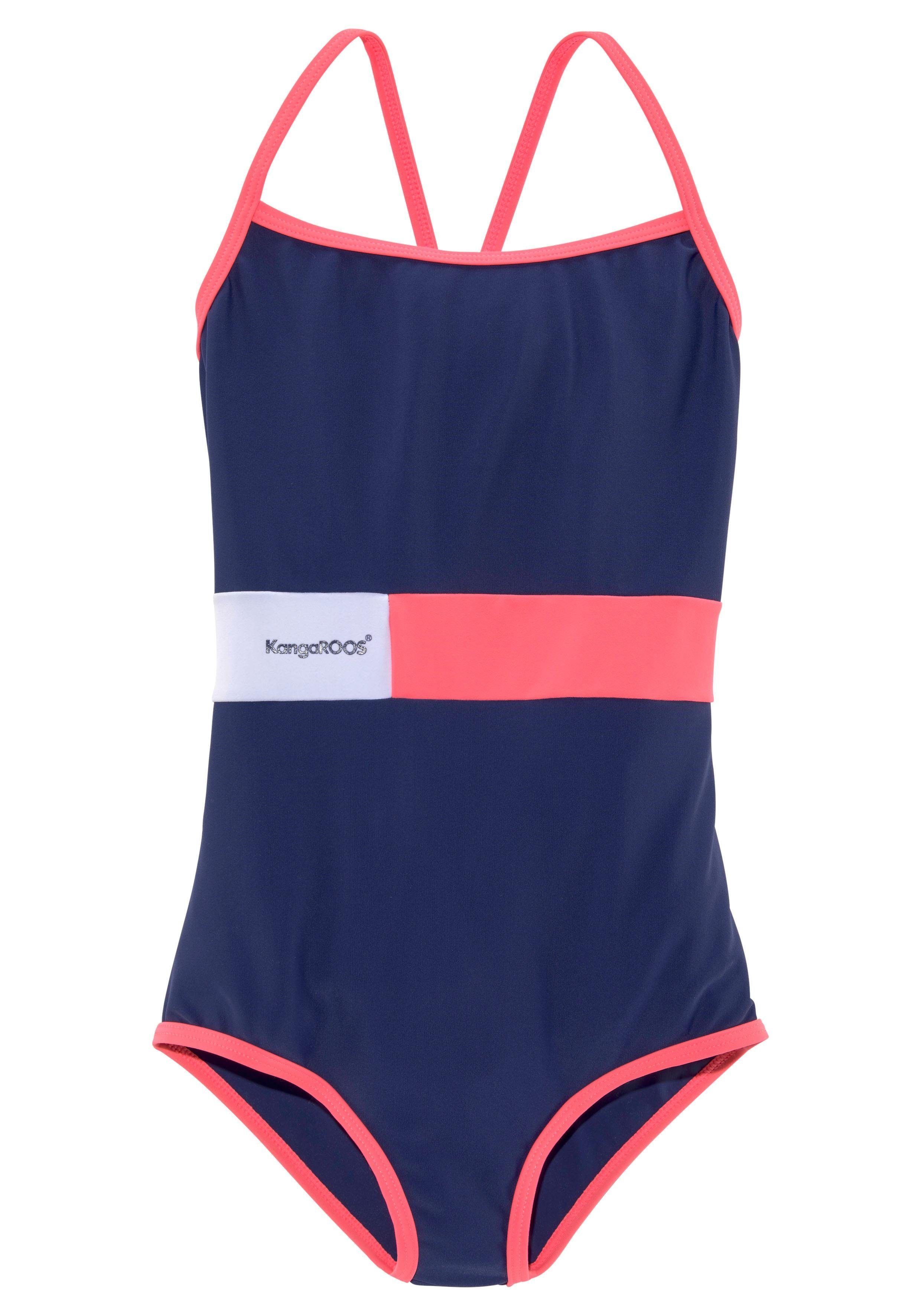 Kangaroos Badeanzug Energy Kids im Colorblocking-Look