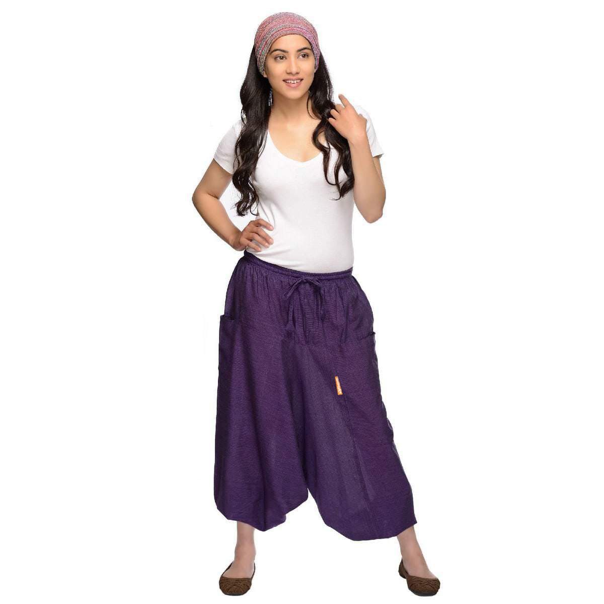 SIMANDRA Haremshose Singharaja Damen Freizeithose (1-tlg) Aladinhose Pluderhose Pumphose Yoga Goa Freizeit