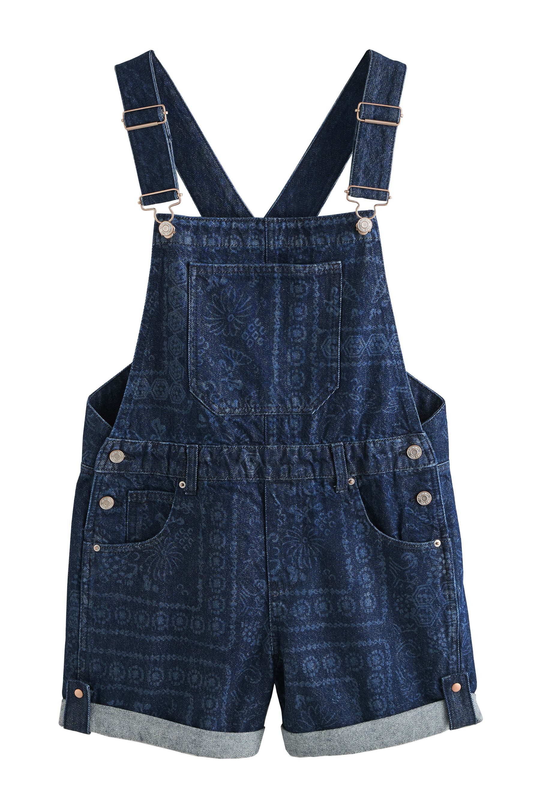 Next Playsuit Latz-Playsuit aus Denim (1-tlg)
