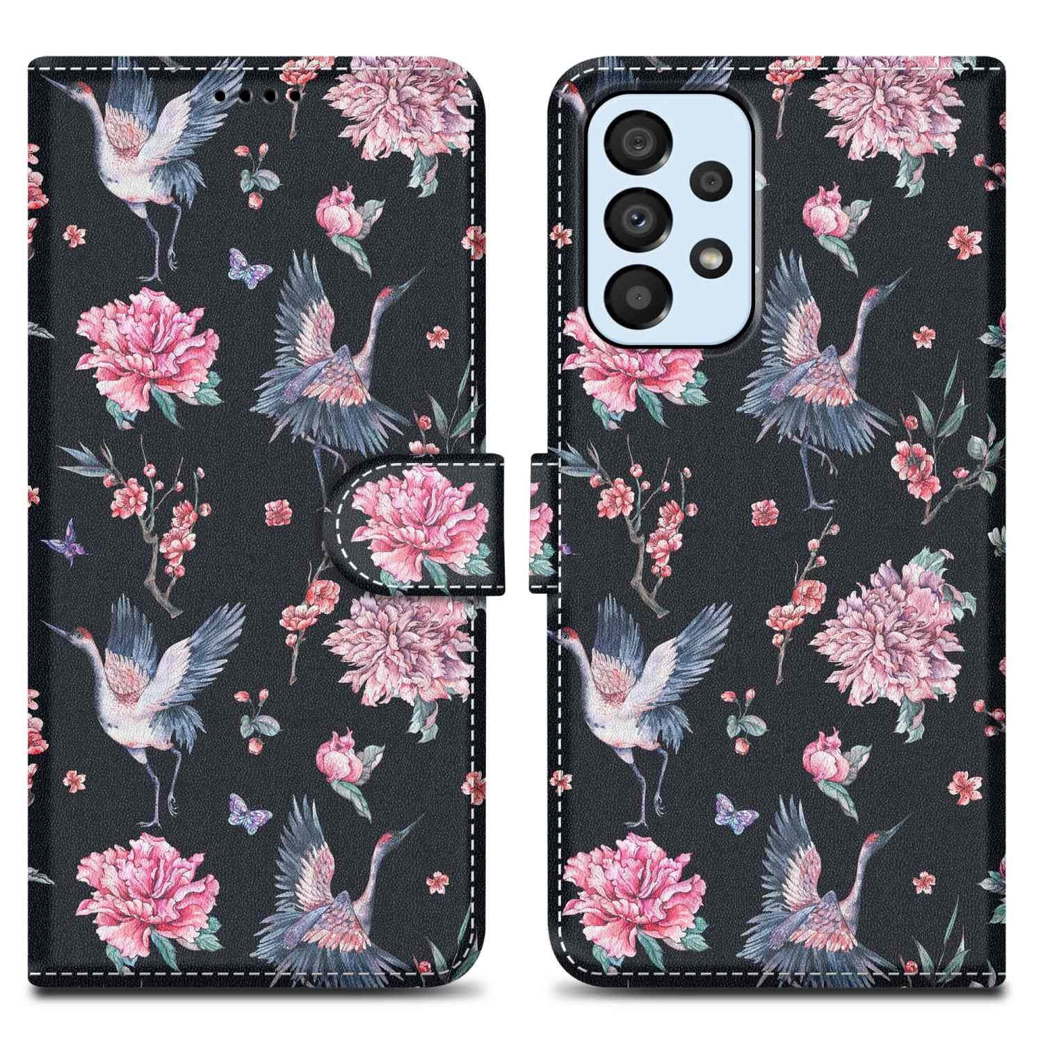 Cadorabo Handyhülle für Samsung Galaxy A33 5G Hülle Samsung Galaxy A33 5G, Handy Schutzhülle - Hülle, Standfunktion, Kartenfach, Magnetverschluss