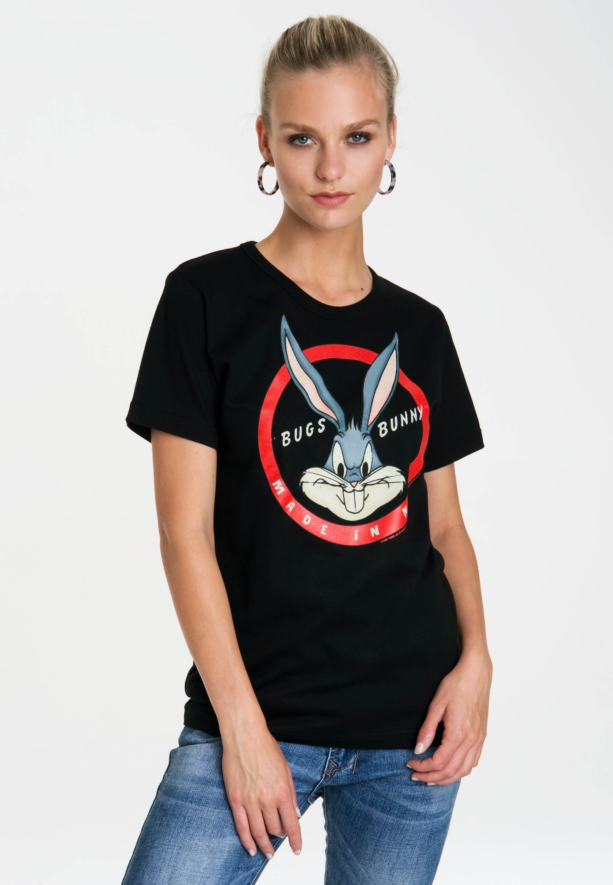 LOGOSHIRT T-Shirt Looney Tunes mit lizenziertem Originaldesign