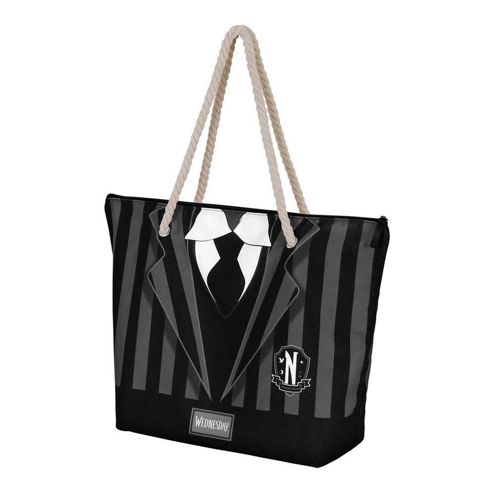 Karactermania Strandtasche Wednesday Uniform Soleil Tragetasche Henkeltasche, große Henkel