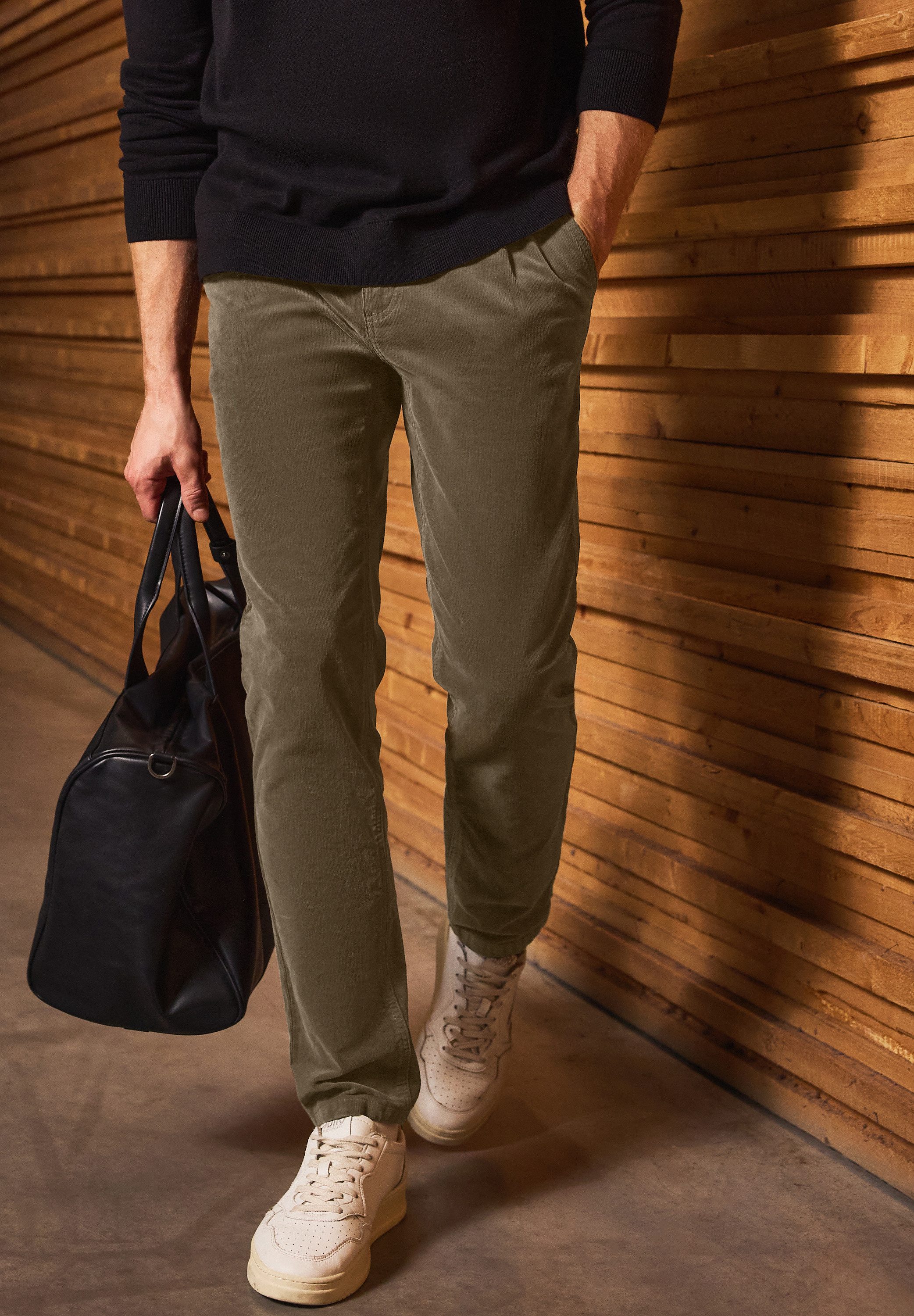 STREET ONE MEN Cordhose Middle Waist