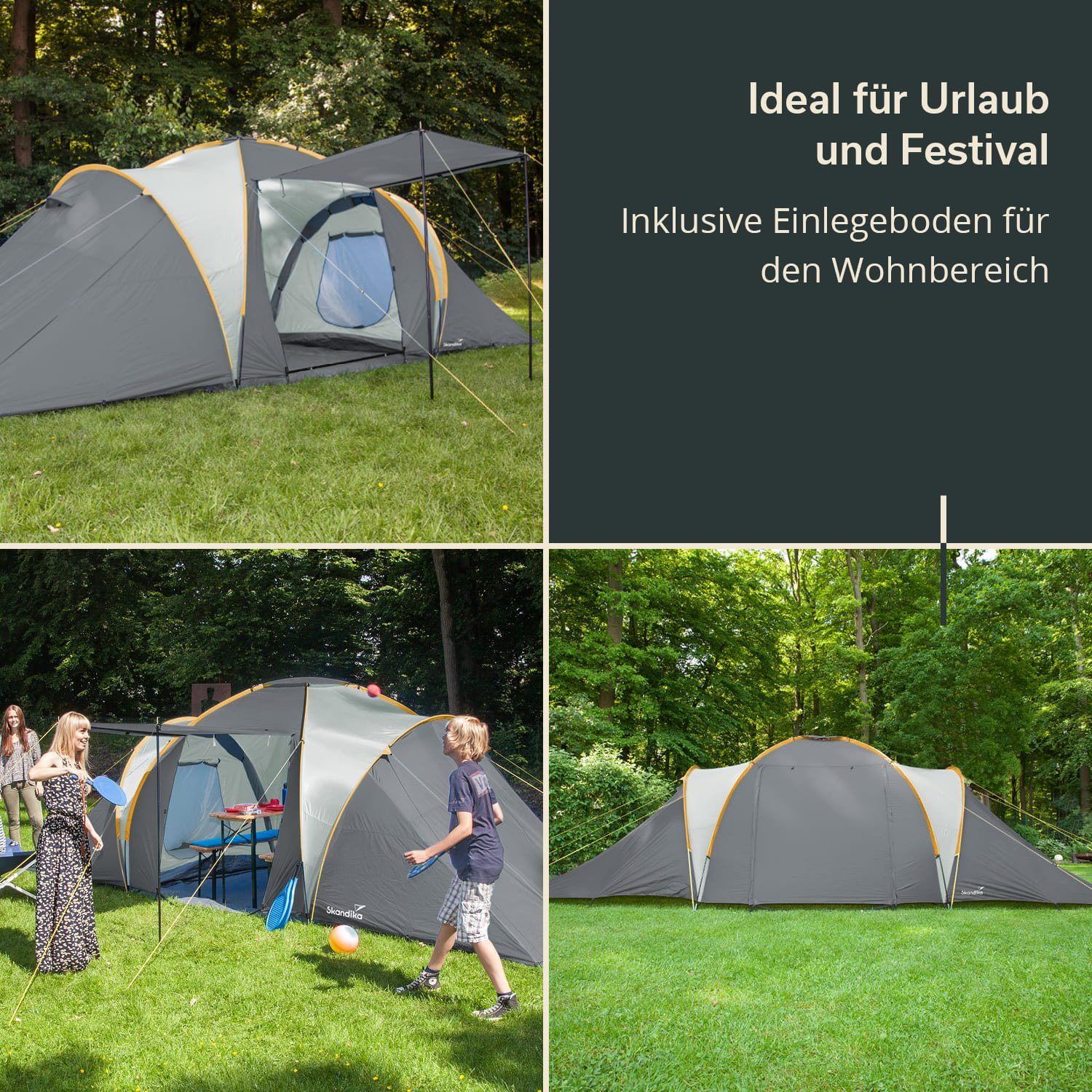 Skandika Kuppelzelt Daytona XXL Familienzelt mit günstig online kaufen