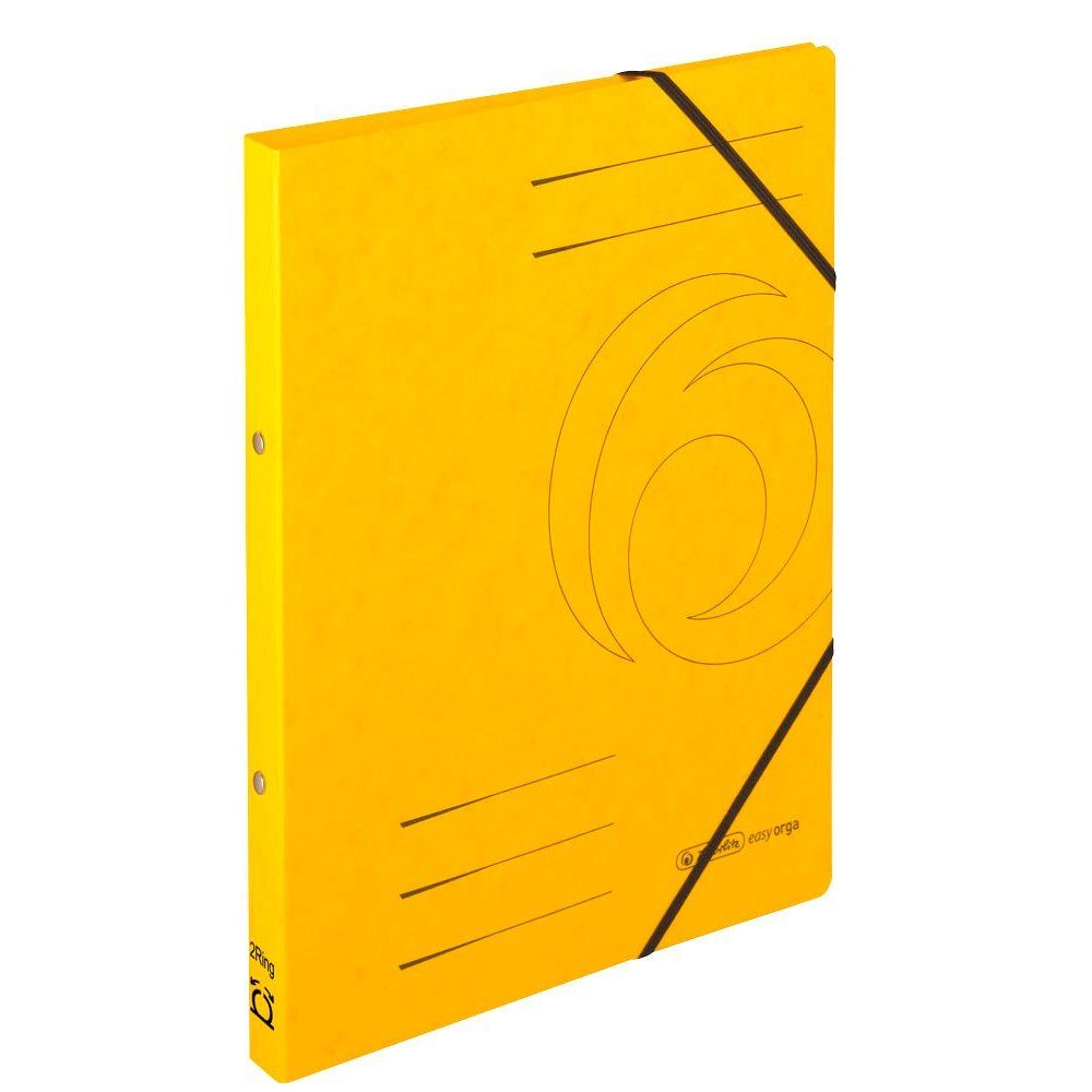Ringbuchmappe 1 Ringhefter Ringmappe A4 Quality - gelb