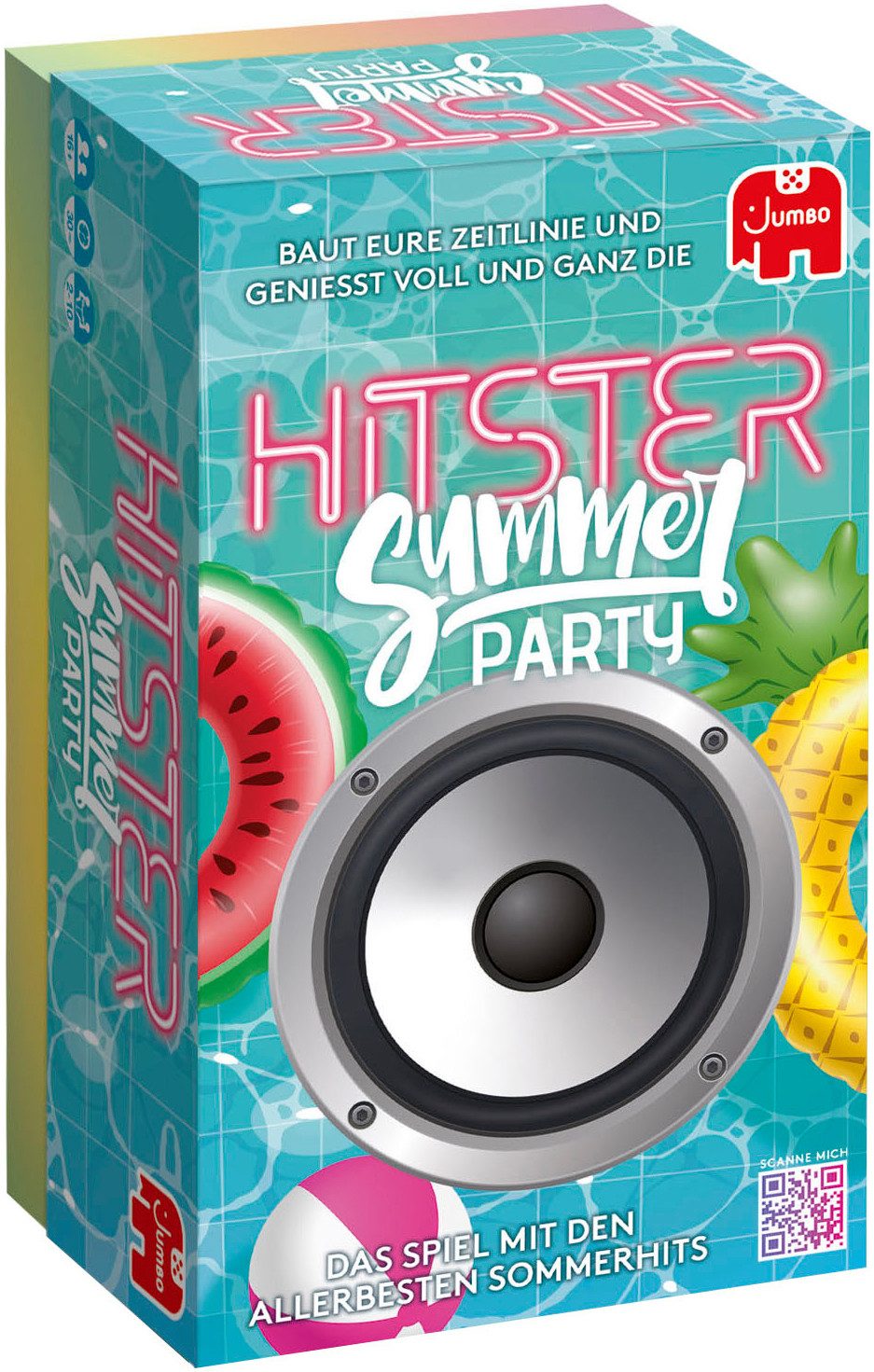 Jumbo Spiele Spiel Hitster Summer Party, Familienspiel
