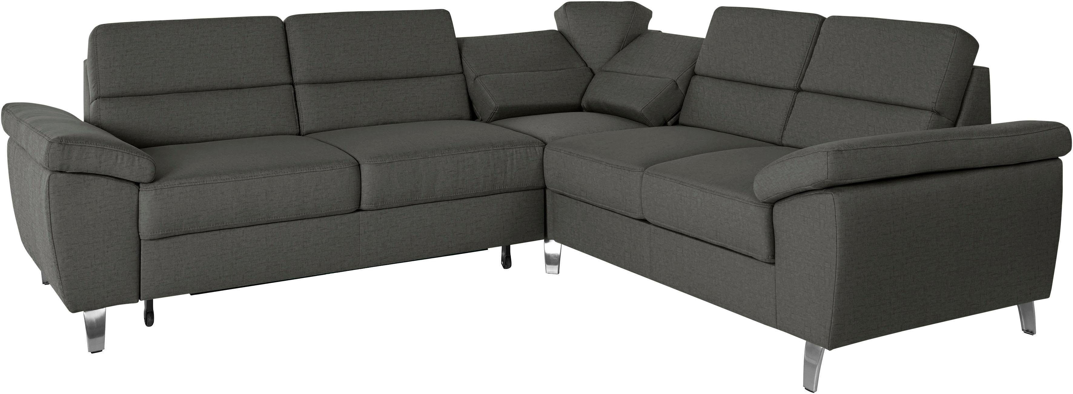 sit&more Ecksofa Sorano L-Form, wahlweise mit Bett- und Relaxfunktion, inkl. Bettkasten
