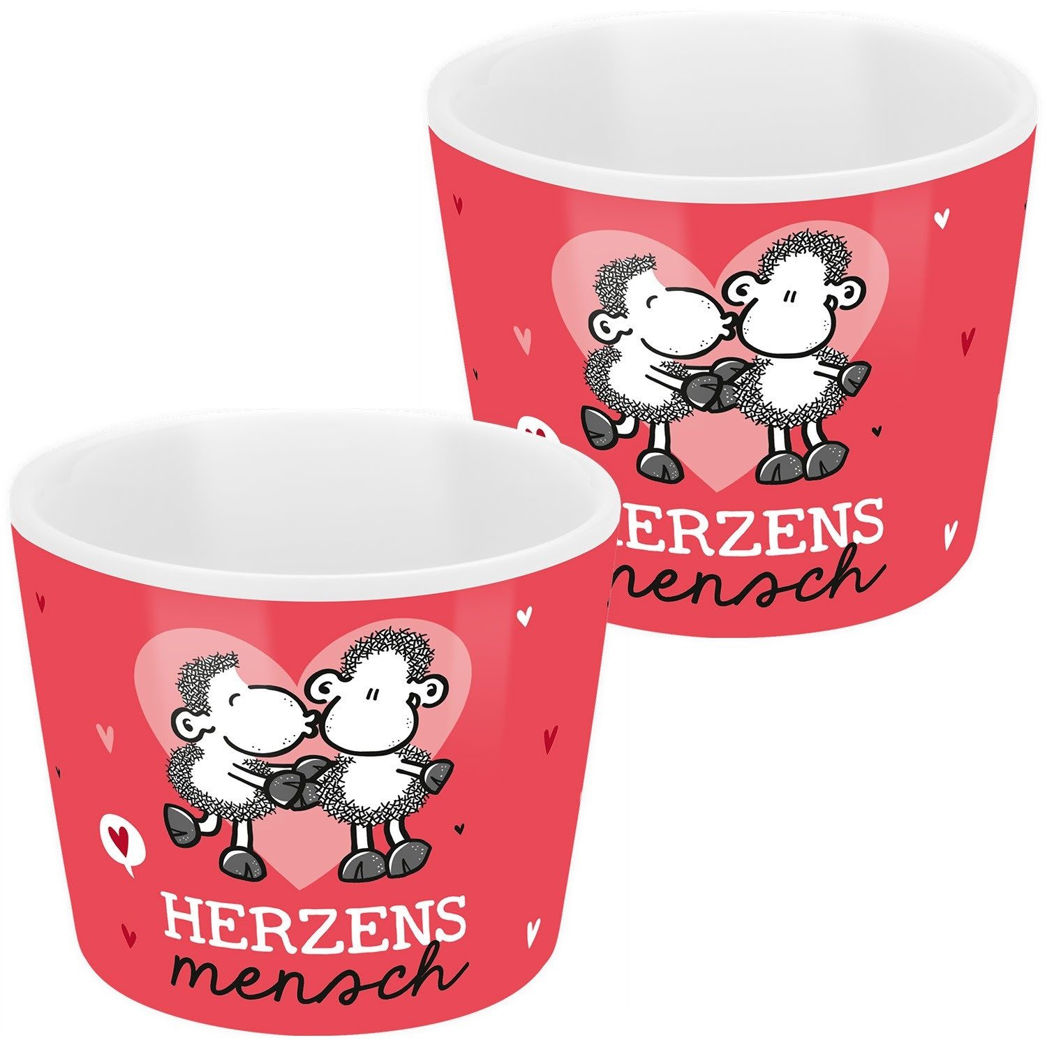 Sheepworld Eierbecher Eierbecher Porzellan Ø 5,2cm H 4,3cm Geschenk Sheepworld