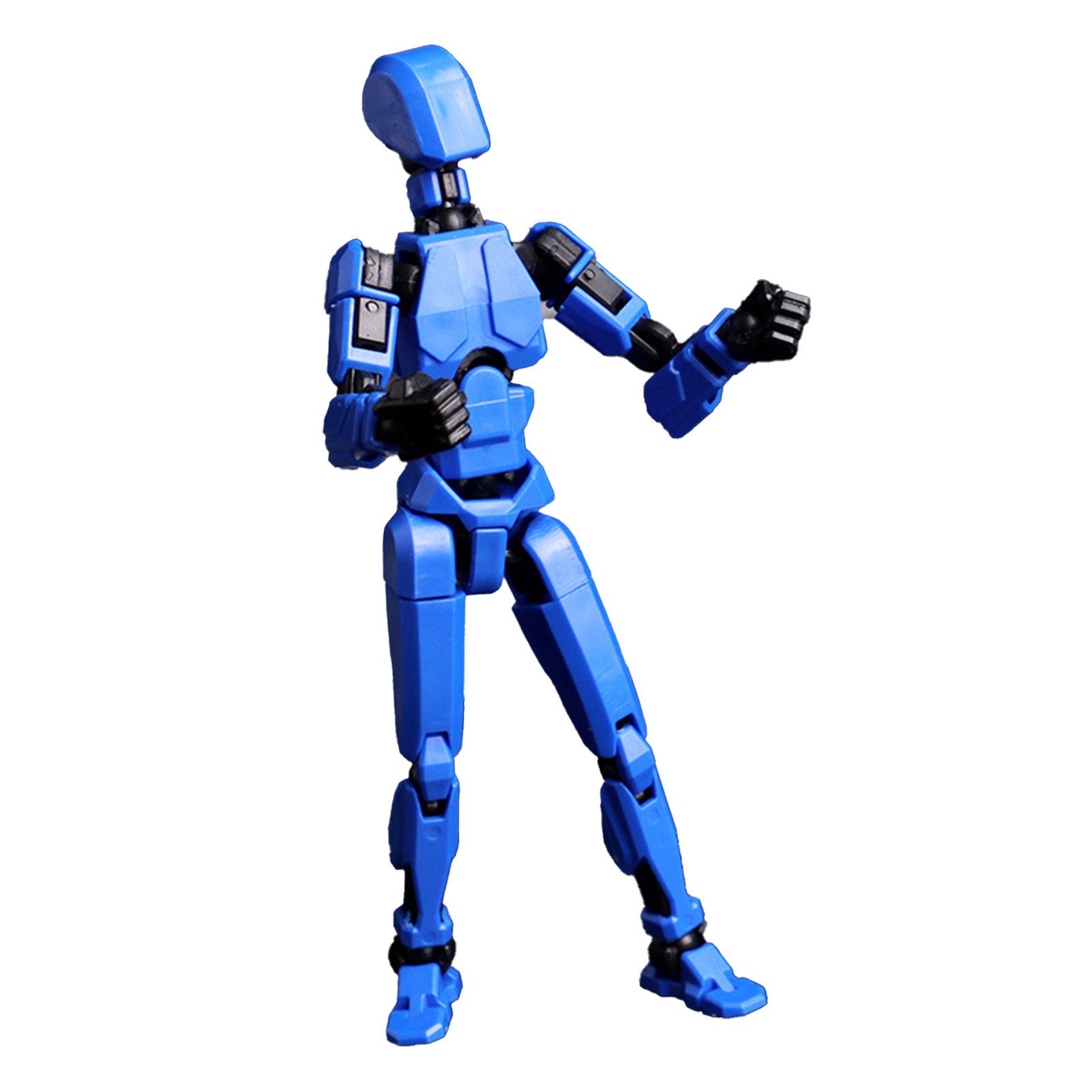 Jumpeak Biegepuppe 3D Spielzeug,Magnetische Ляльки,Kunststoffmodell,Kinderspielzeug (Packung, 4 Waffen ausrüsten, 3 Handtypen), Mehrere Farboptionen,Lehrmodell,künstlerisches Schaffen,flexible