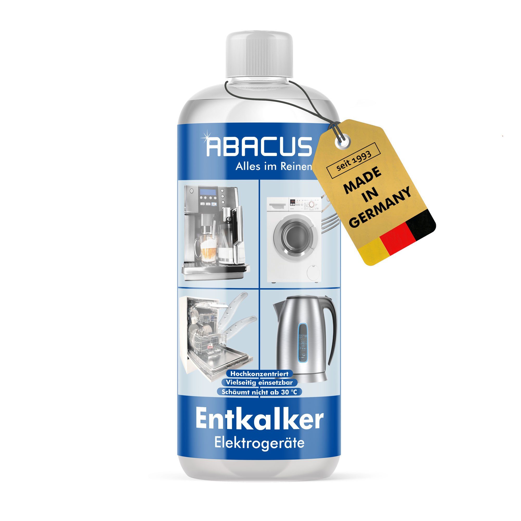 ABACUS Entkalker Universal-Entkalker Schnell-Entkalker Entkalker (Vielseitig einsetzbar, [- Arbeitet schnell Hochkonzentriert)