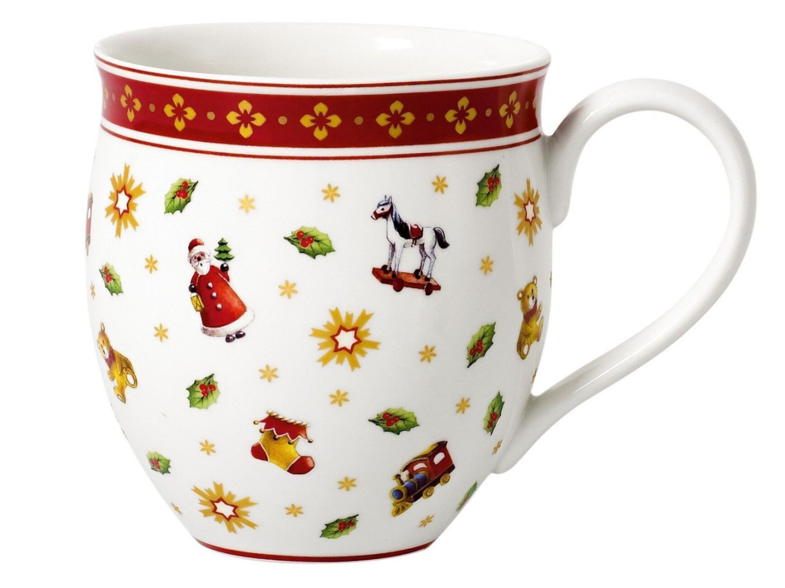 Villeroy & Boch Becher Toy's Delight Becher mit Streumotiv 0,44 l, Premium Porcelain