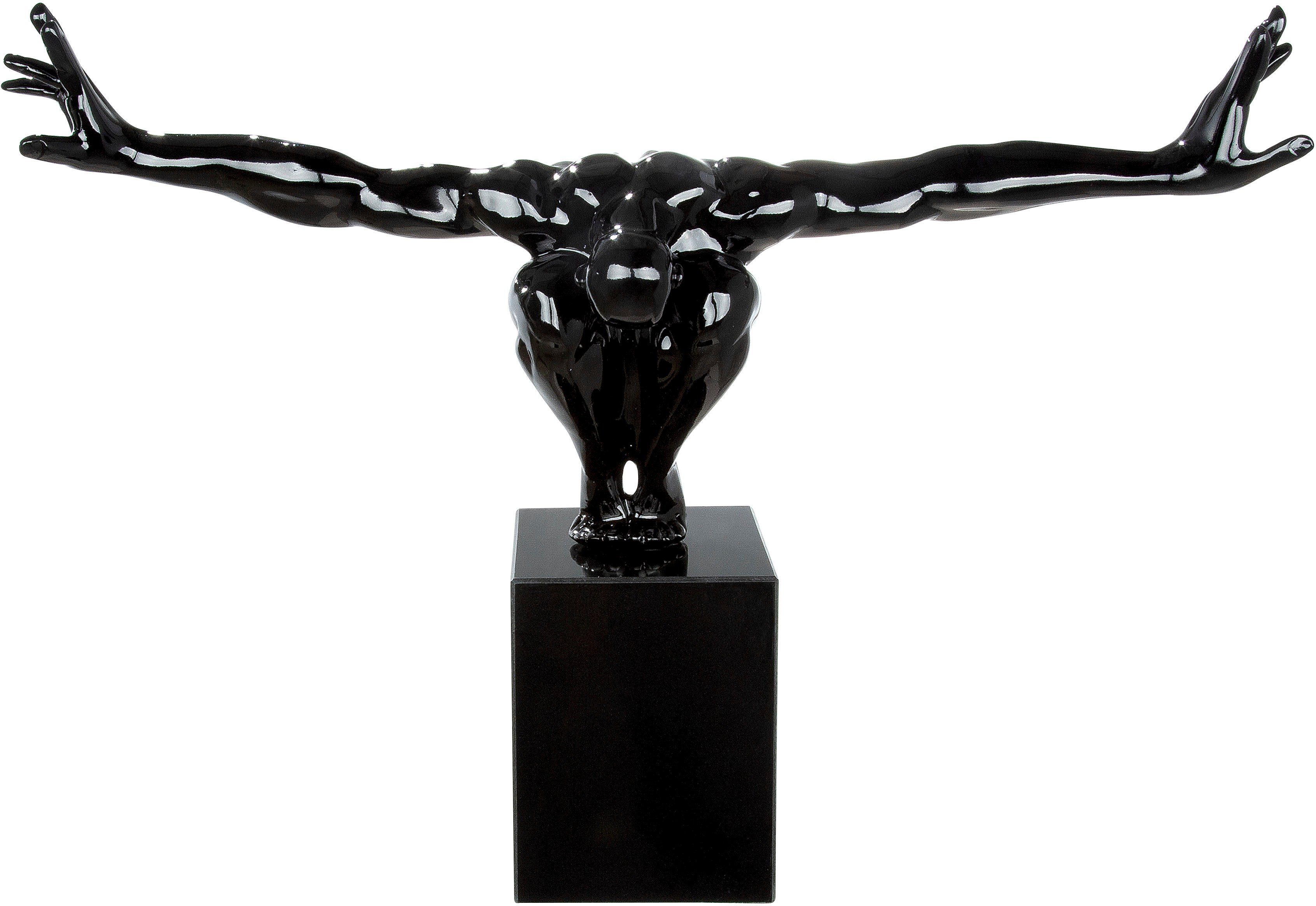 St), Skulptur (1 by Gilde schwarz auf Skulptur Casablanca Cliffhanger Marmorsäule