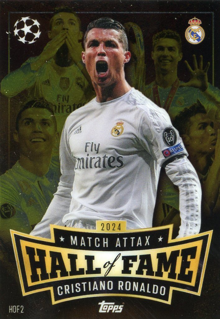 Topps Sammelkarte HOF 2 - Cristiano Ronaldo - Hall of Fame Chrome - 2024/2025