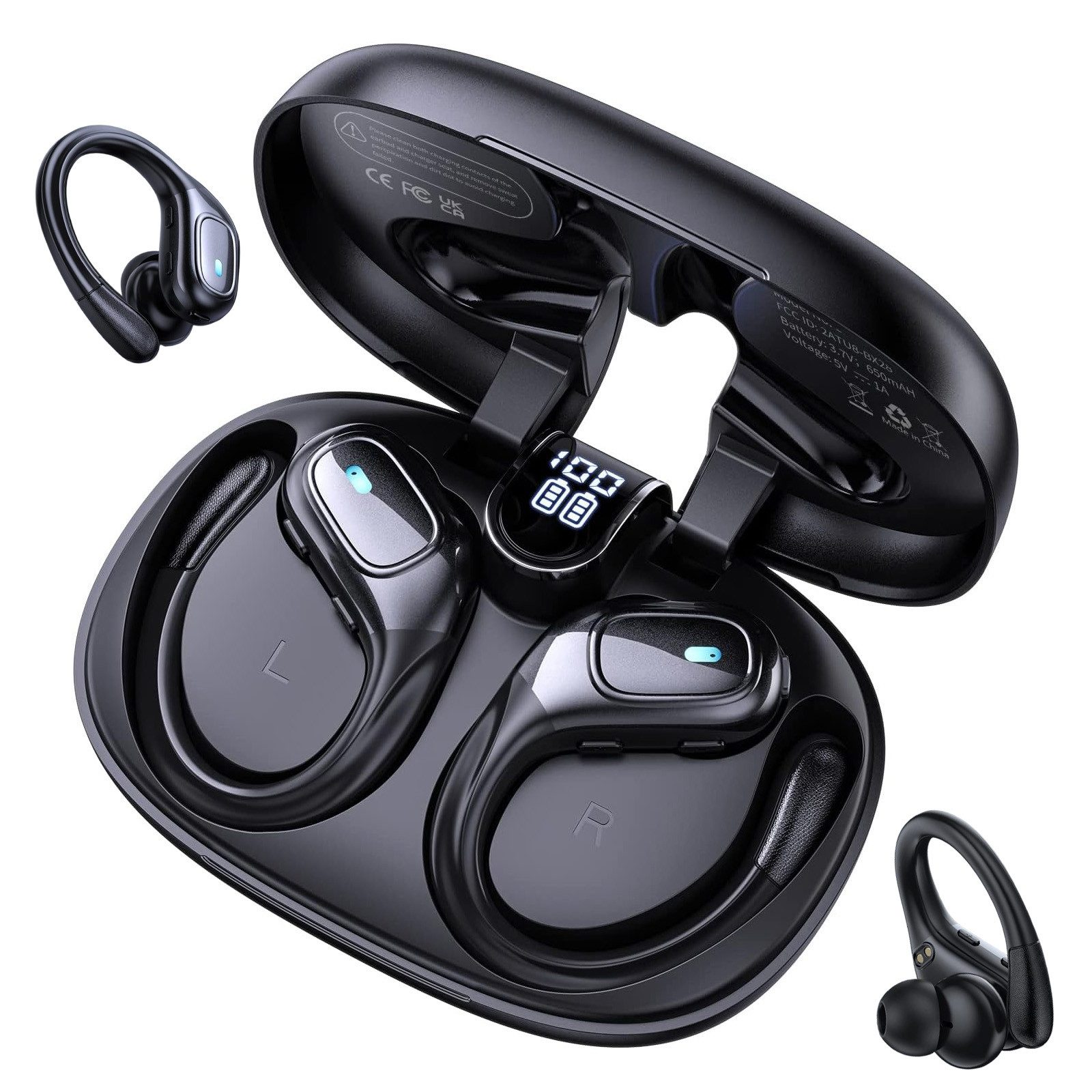 Musik Headset kabellos In-Ear Wireless Ohrhörer Noise Cancelling Bluetooth-Kopfhörer