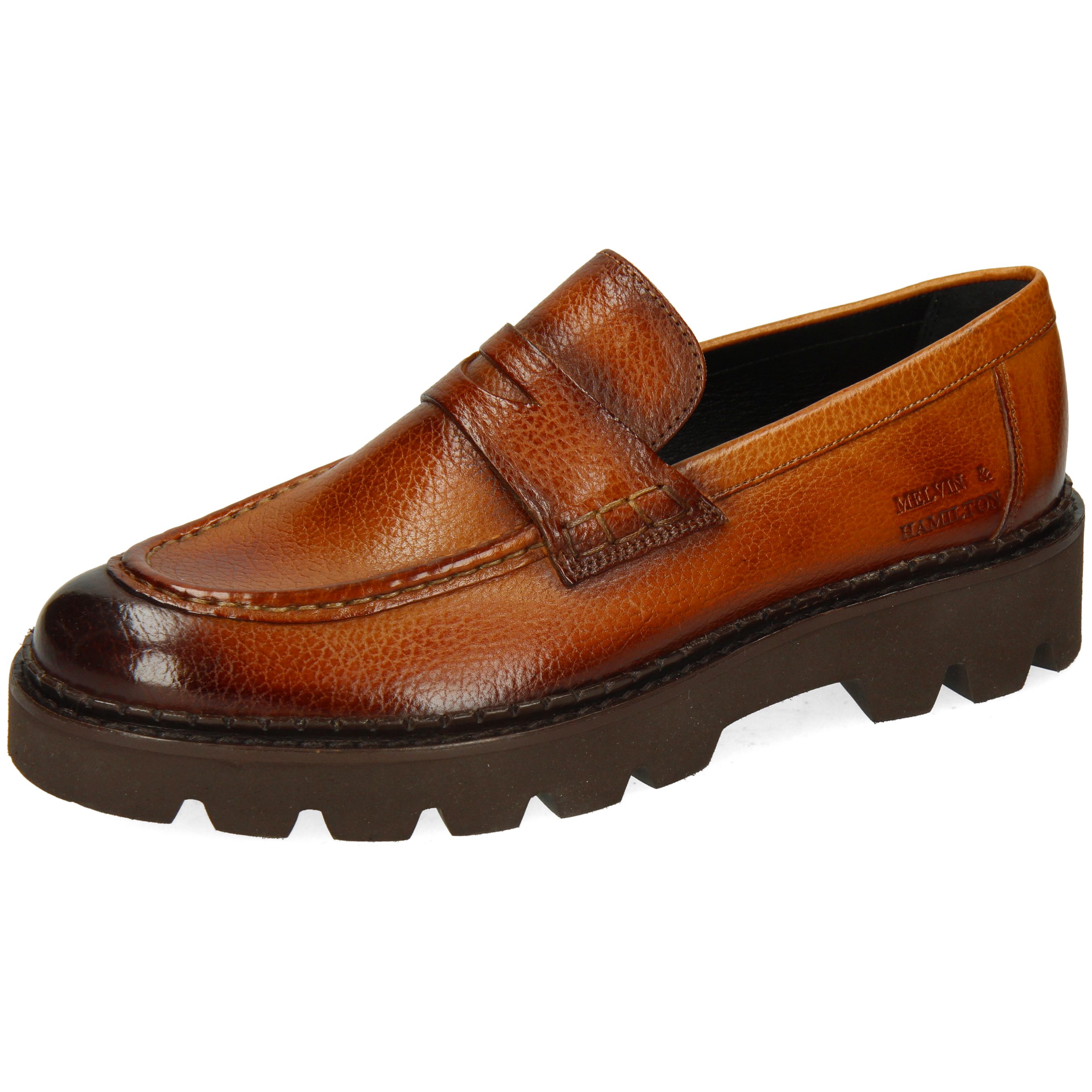 Melvin & Hamilton Jade 44, Mocassino Donna, Marrone, 36 EU