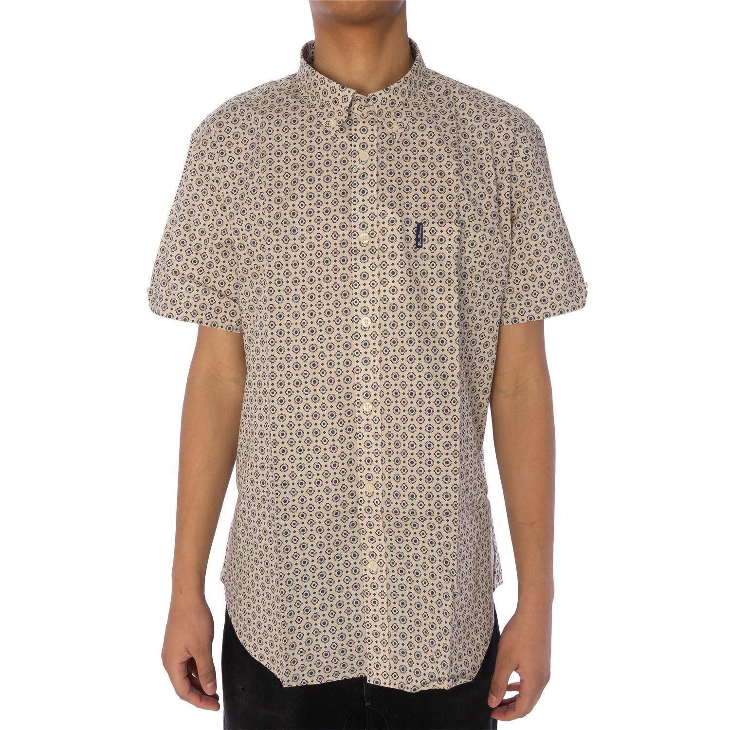 Ben Sherman Kurzarmhemd Hemd Ben Sherman Block Geo Print