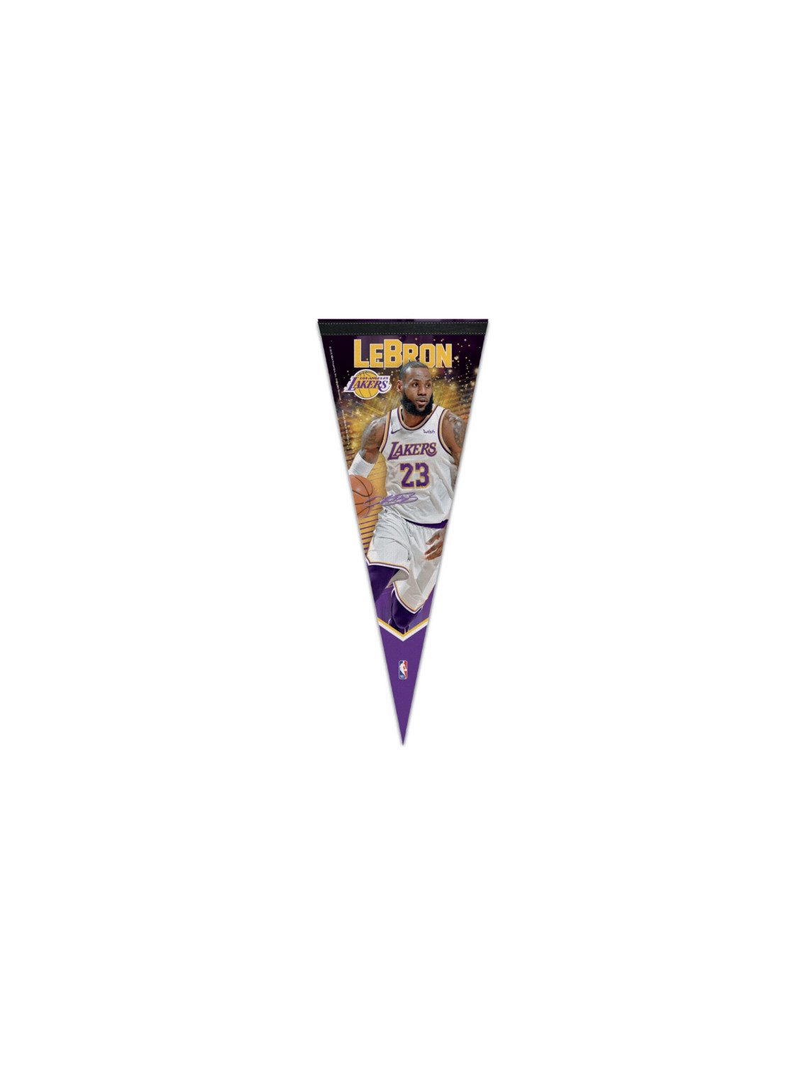 Los Angeles Lakers Fahne LeBron James NBA Wimpel