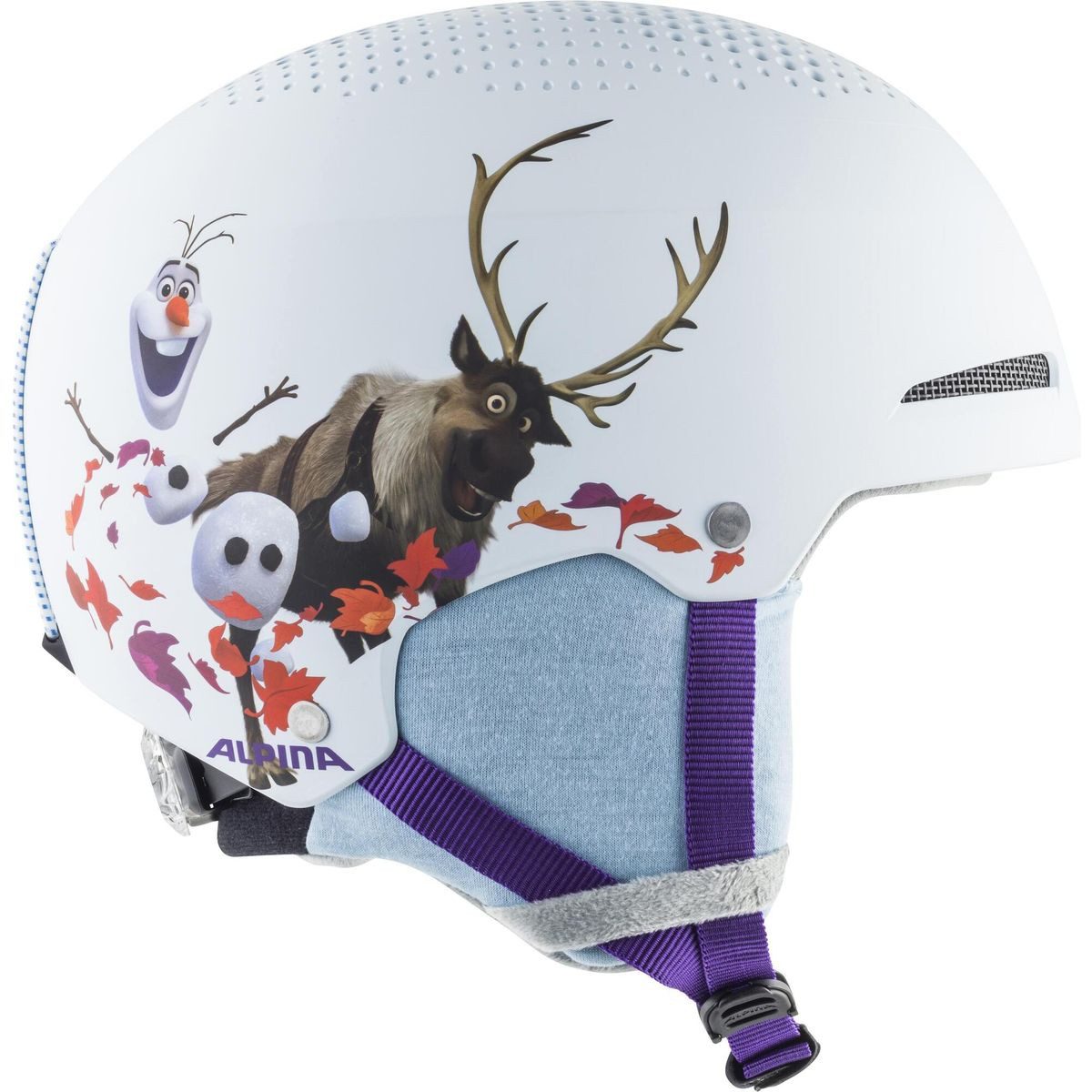 *Alpina* Skihelm Zupo Disney SET, Stilvolles und sicheres Skiset für Kinder mit Helm und Skibrille