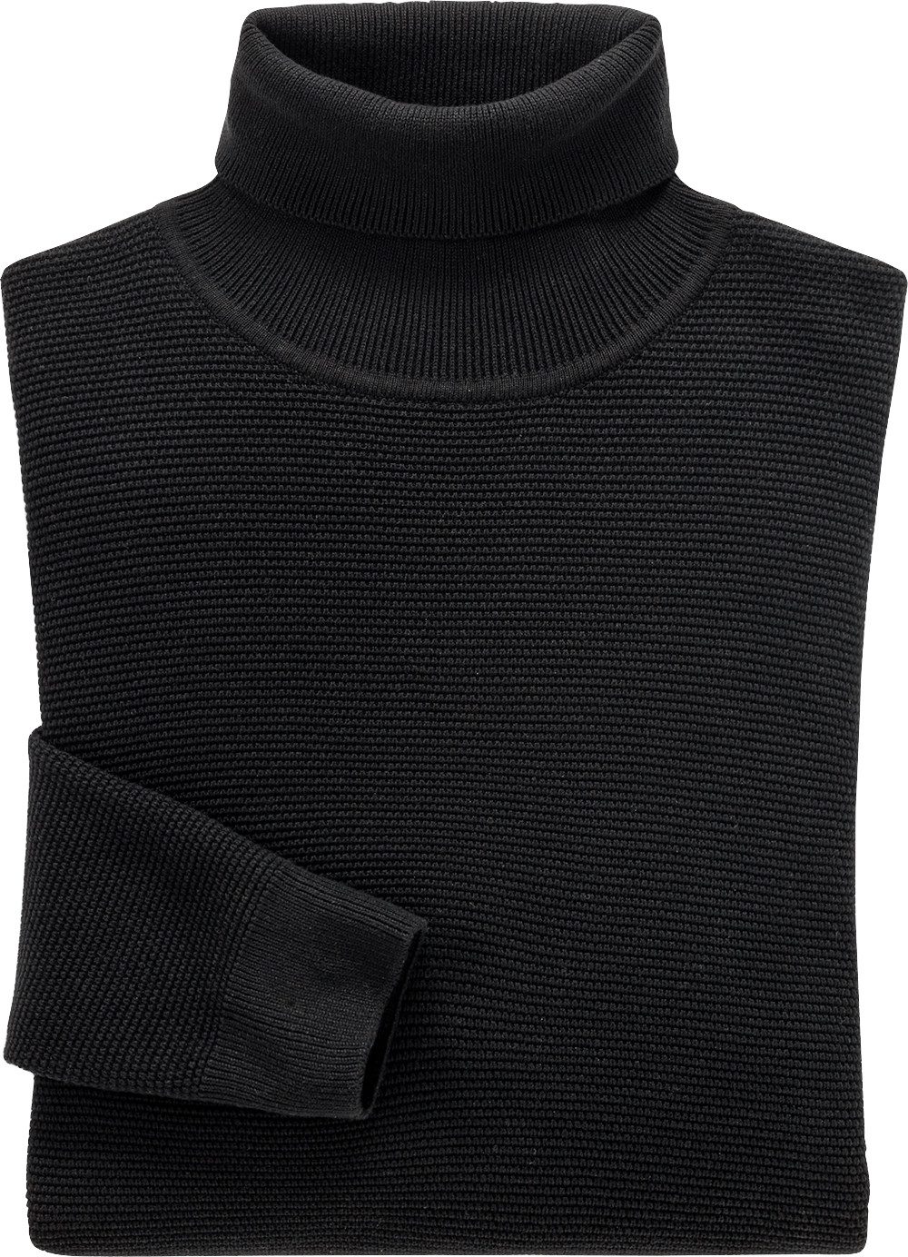 Otto Kern Rollkragenpullover Edle Reiskornstruktur