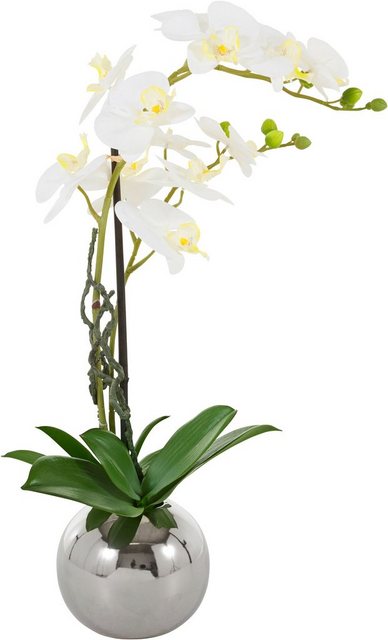 Kunstorchidee »Cosidena« Orchidee, Guido Maria Kretschmer Home&Living, Höhe 60 cm, Kunstpflanze, im Topf aus Keramik-Otto