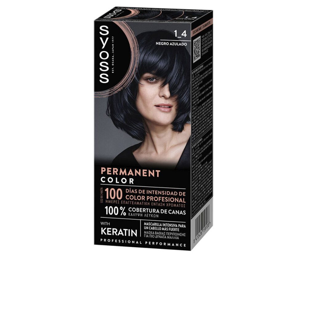 Syoss Haarpflege-Set PERMANENTE FARBE #1 .4-Negro Azulado 1 u