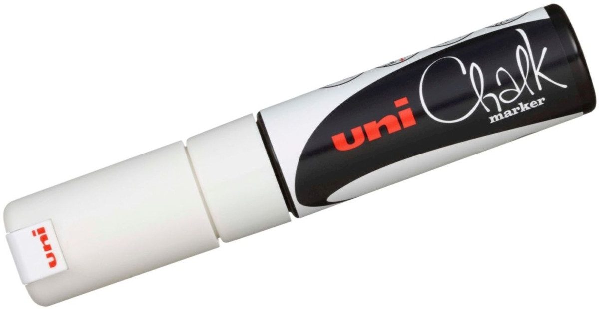 uni-ball Whiteboard Marker Kreidemarker Uni Chalk PWE-8K 8mm weiß