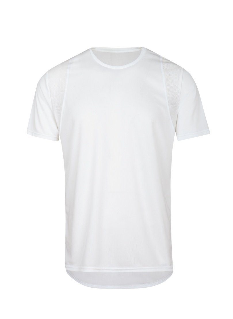 Trigema T-Shirt weiss COOLMAX® Sport T-Shirt TRIGEMA
