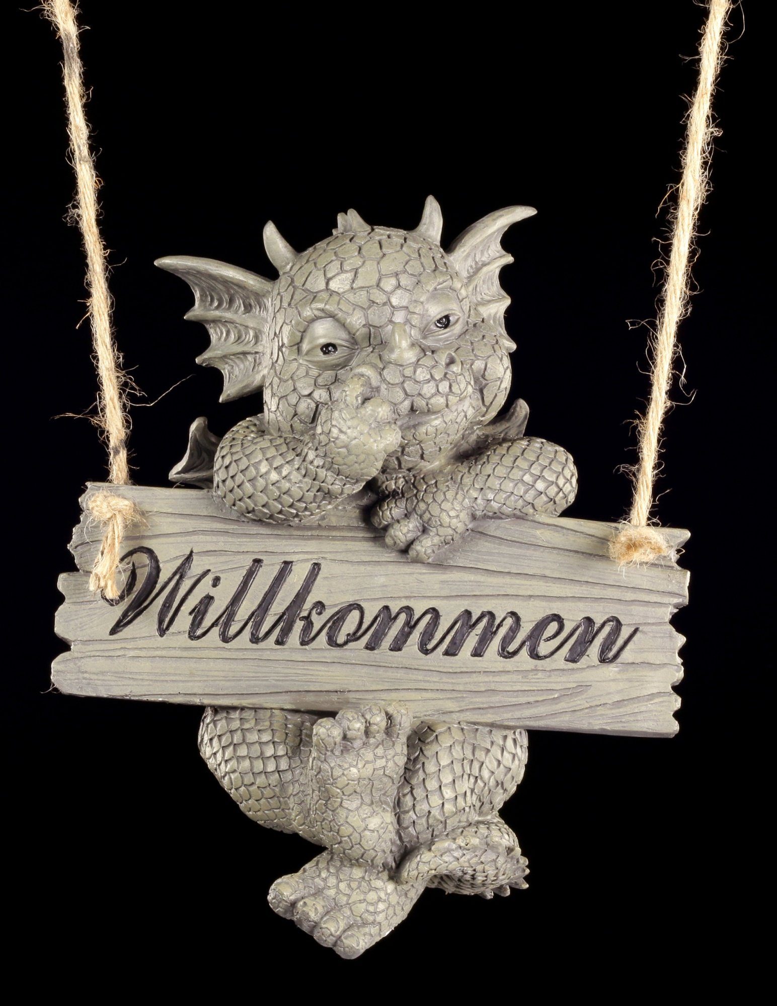 Figuren Drachen Fantasy Dekoration Willkommen - Shop - GmbH Gartenfigur Gartenfigur