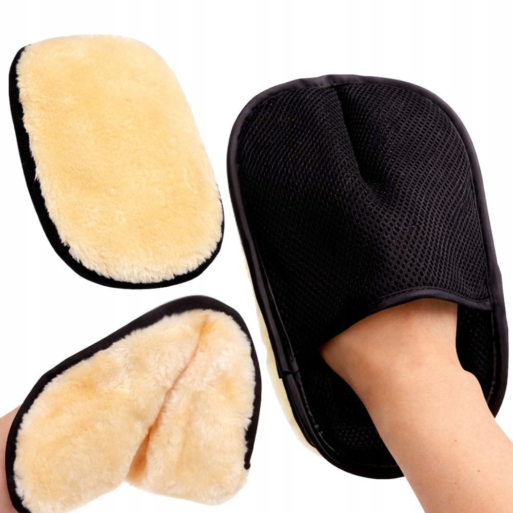 VERK GROUP Waschhandschuh Auto Waschhandschuh Mikrofaser Reinigungshandschuh Autopflege, (1-St), Kratzfreie Mikrofaser, Hohe Wasseraufnahme
