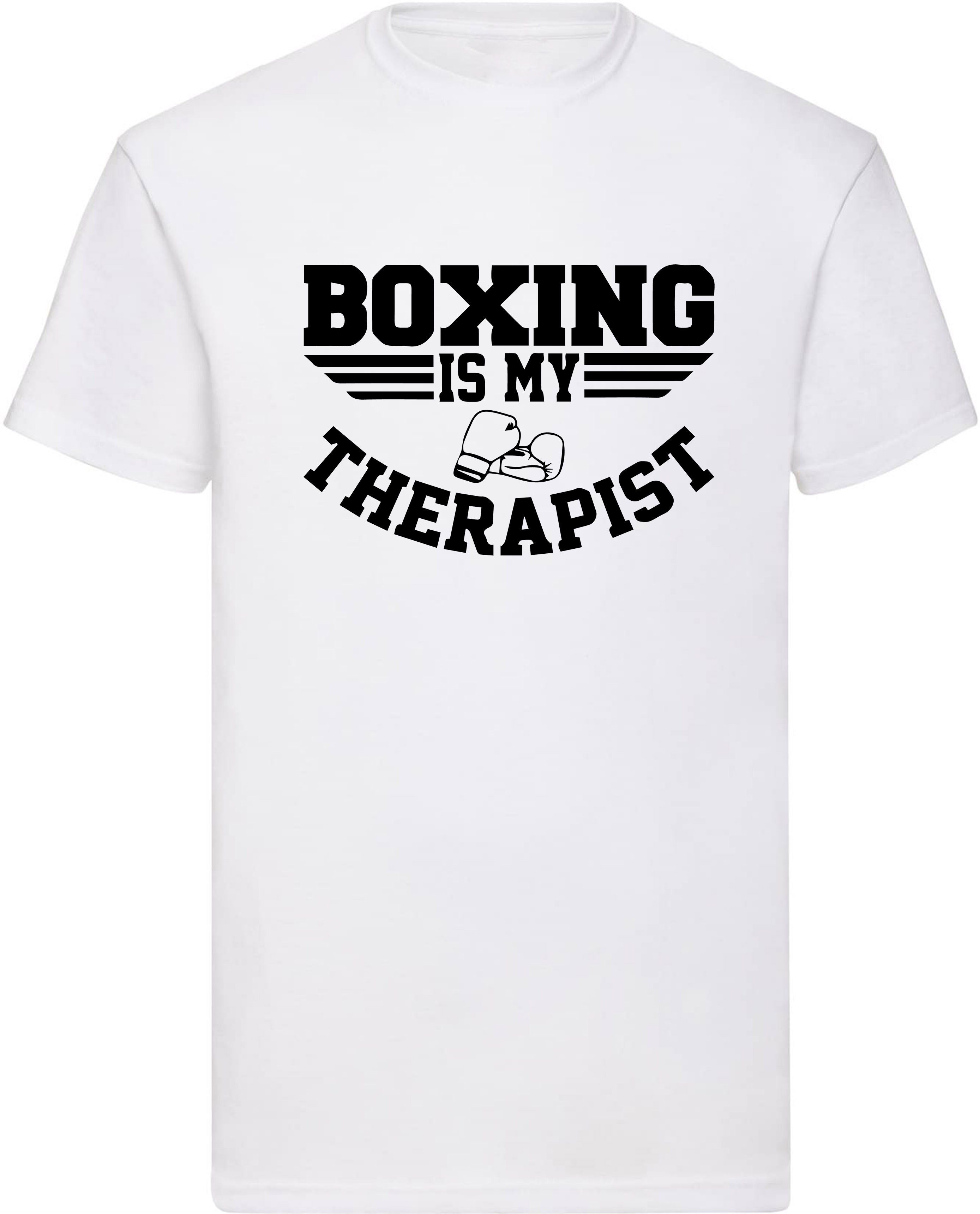 Outdoor Sport Kampfsport Boxsport Boxen Outdoor Weiß Print-Shirt Streetwear Banco