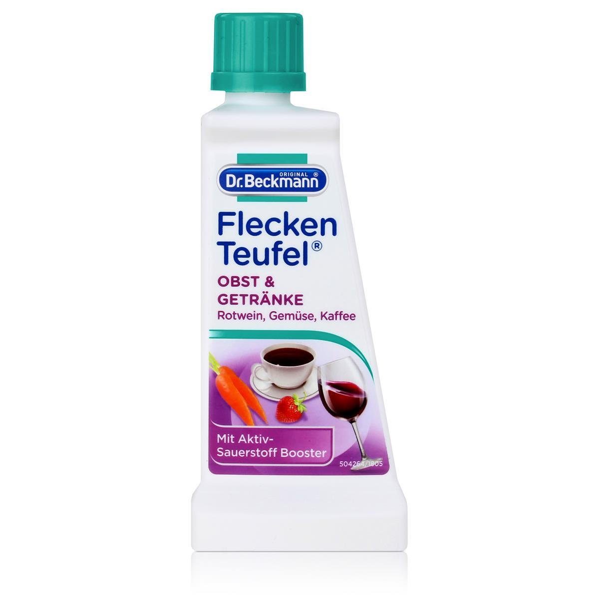 Dr. Beckmann Mit Beckmann Fleckentferner 50g Obst - Aktiv-Sauerstoff & Dr. Fleckenteufel Getränke