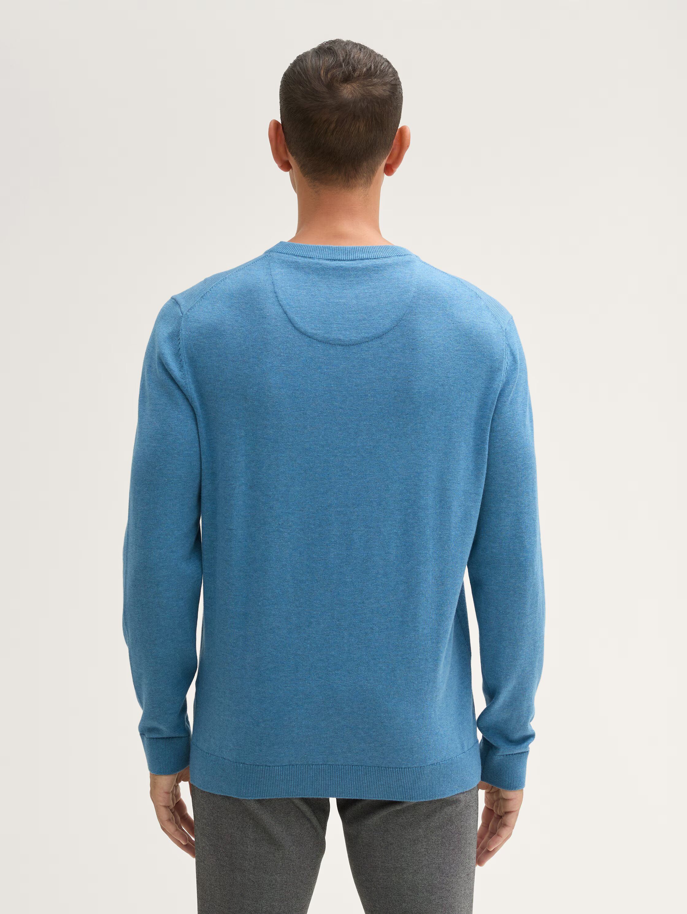 Tom Tailor Herren Rundhals Pullover BASIC CREWNECK KNIT - Relaxed Fit günstig online kaufen
