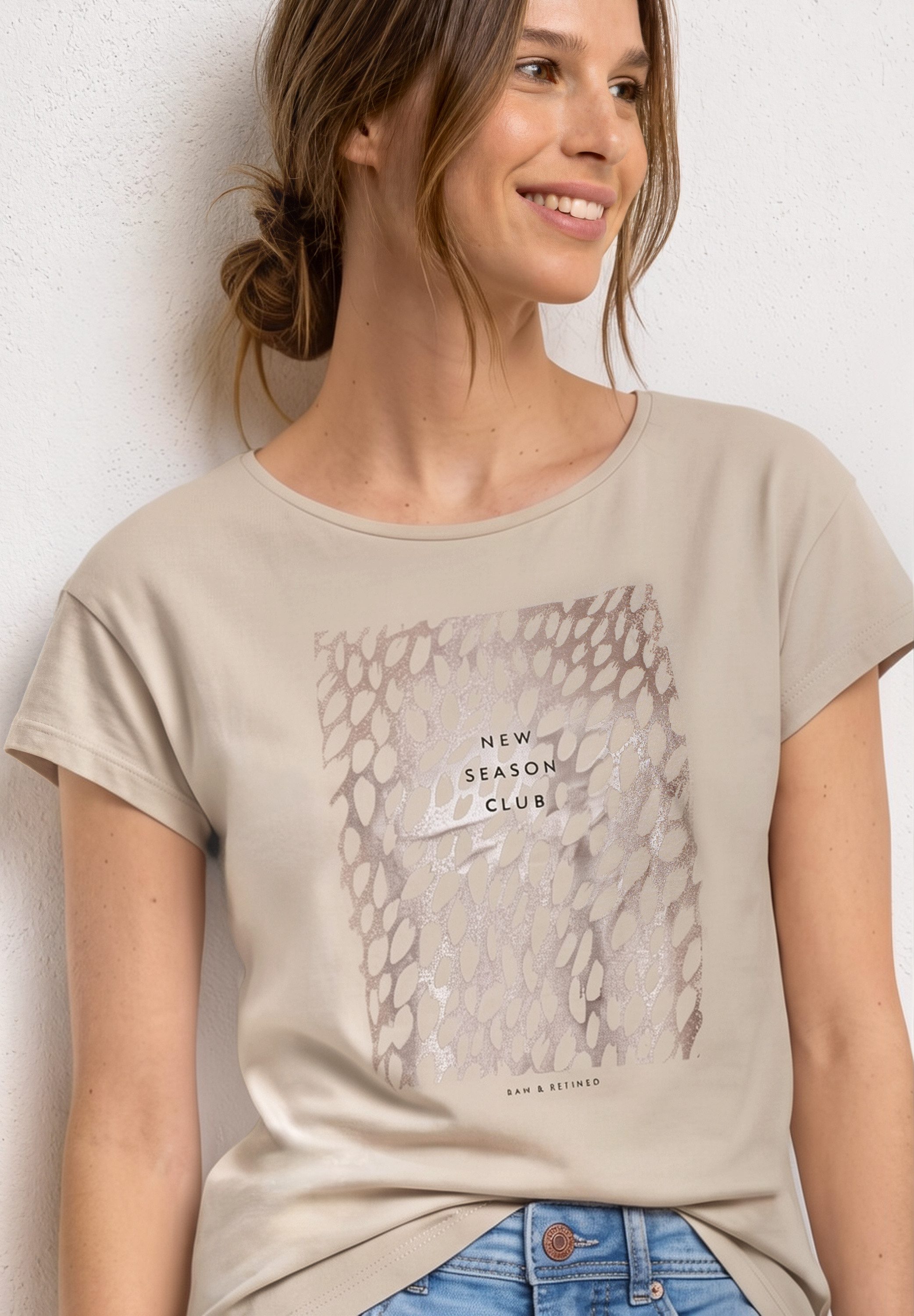 STREET ONE Print-Shirt aus reiner Baumwolle