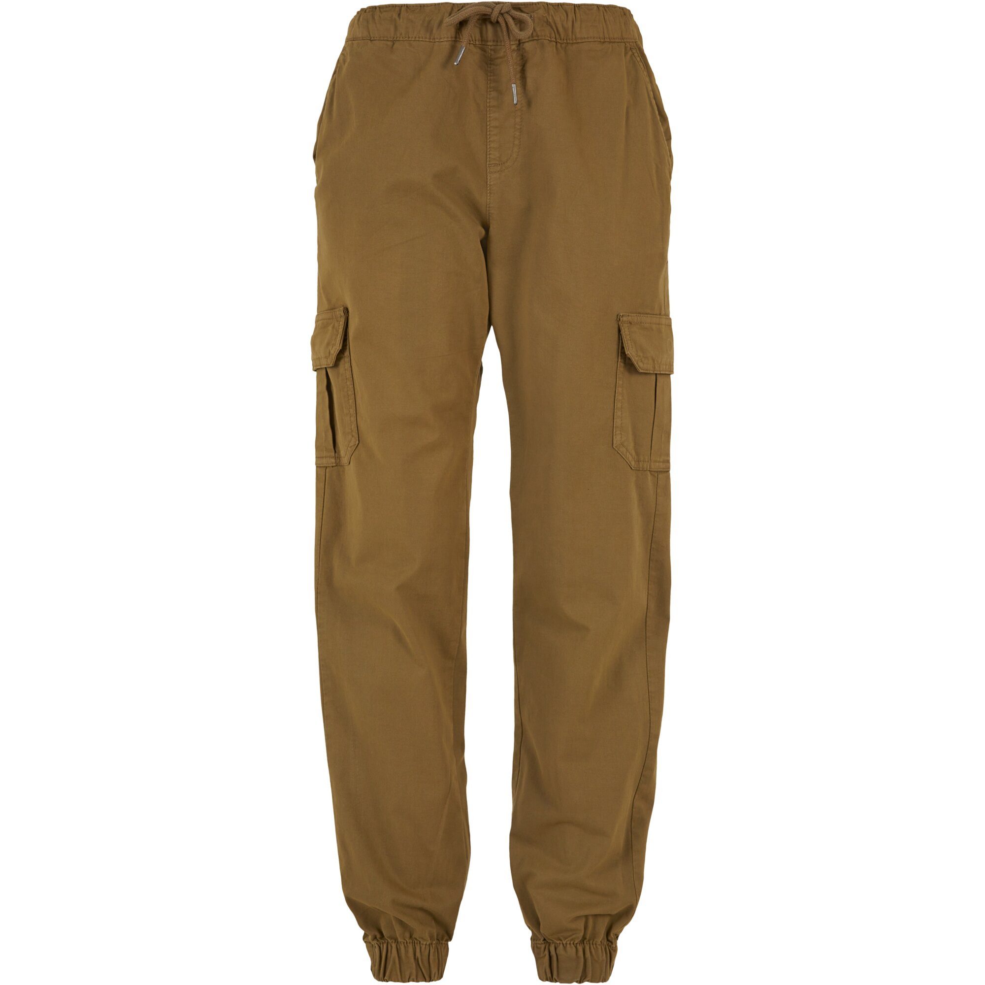 Cargohose Urban Classics Damen Ladies High Waist Cargo Jogging Pants
