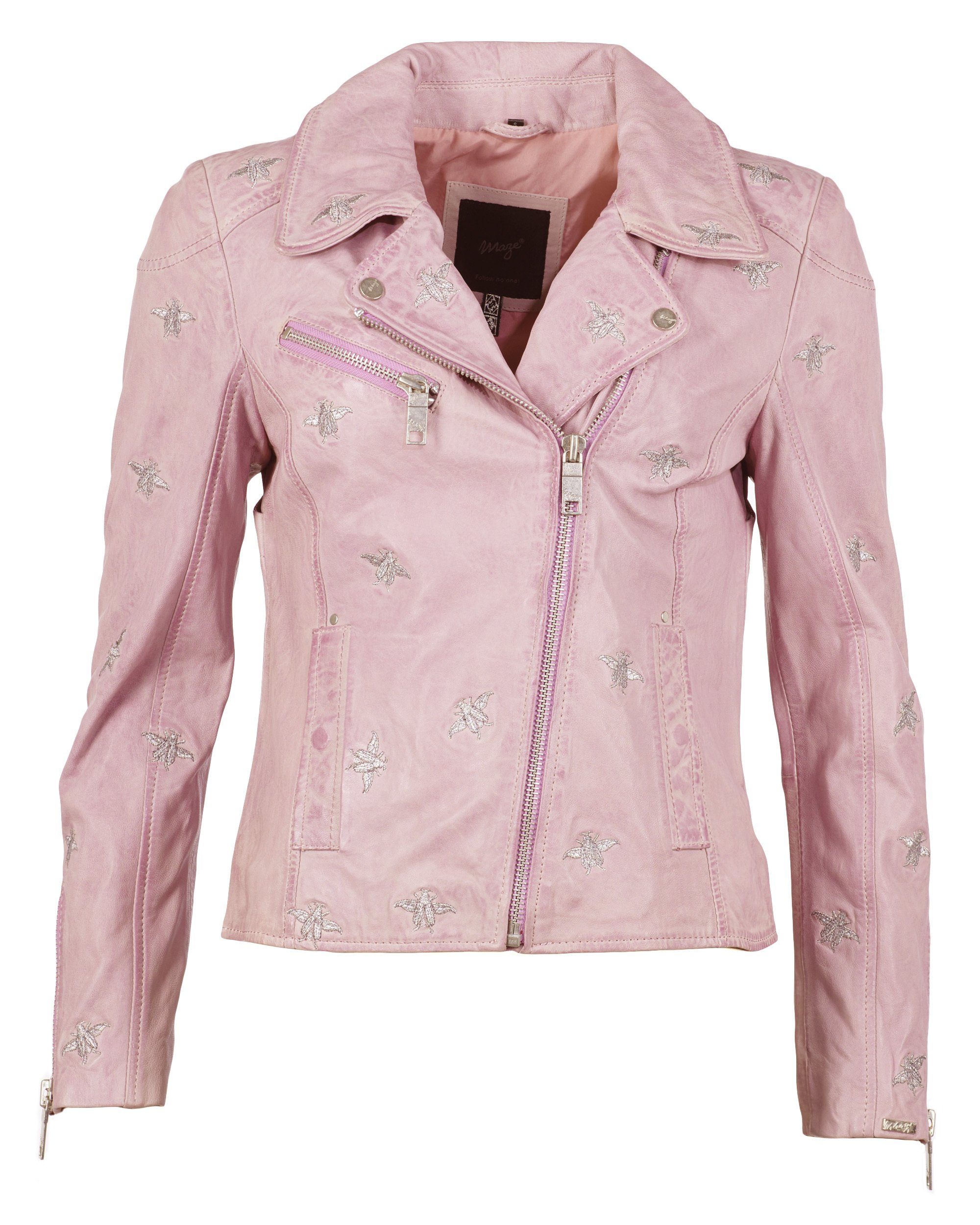 Maze pink Lederjacke Blackridge