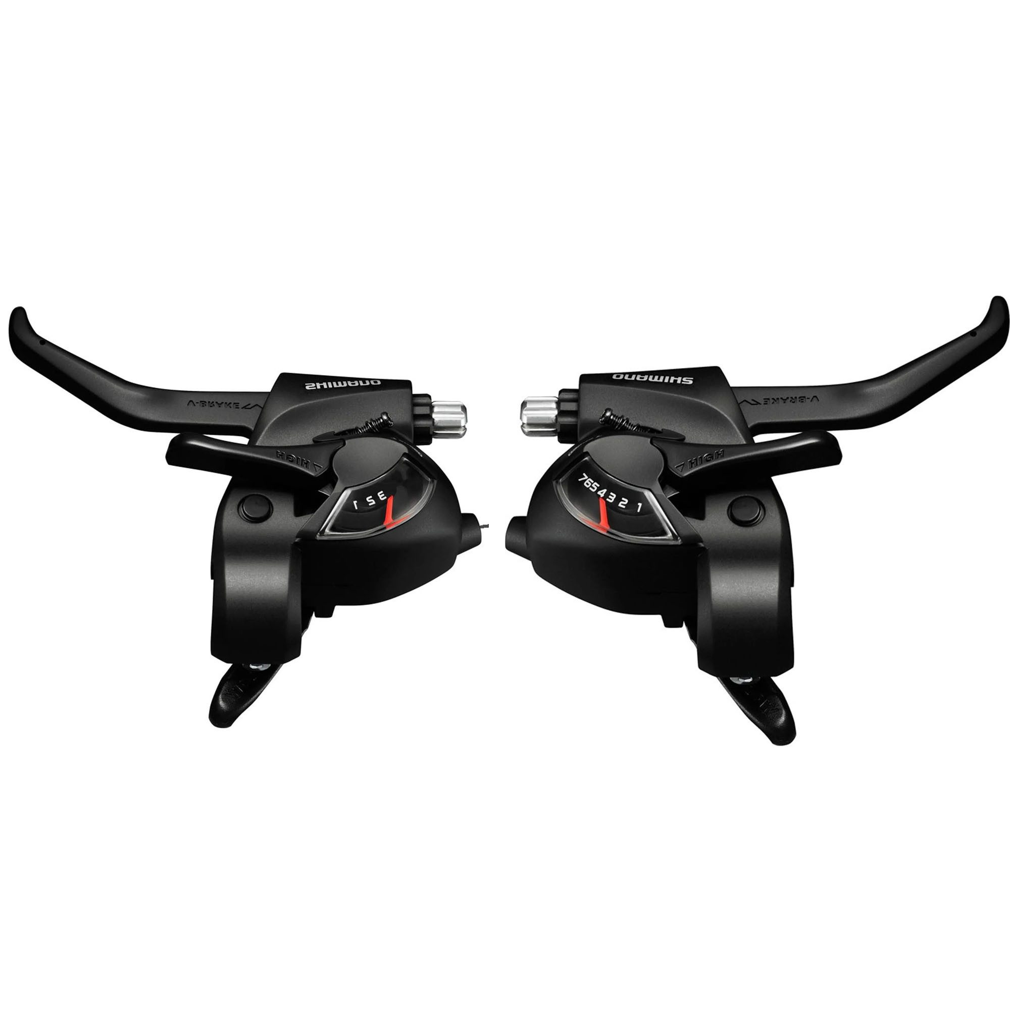 Shimano Schalthebel Tourney ST-EF41 EZ Fire Plus (2 St), Schalthebel Fahrrad Schaltgriff Mountainbike Kettenschaltung