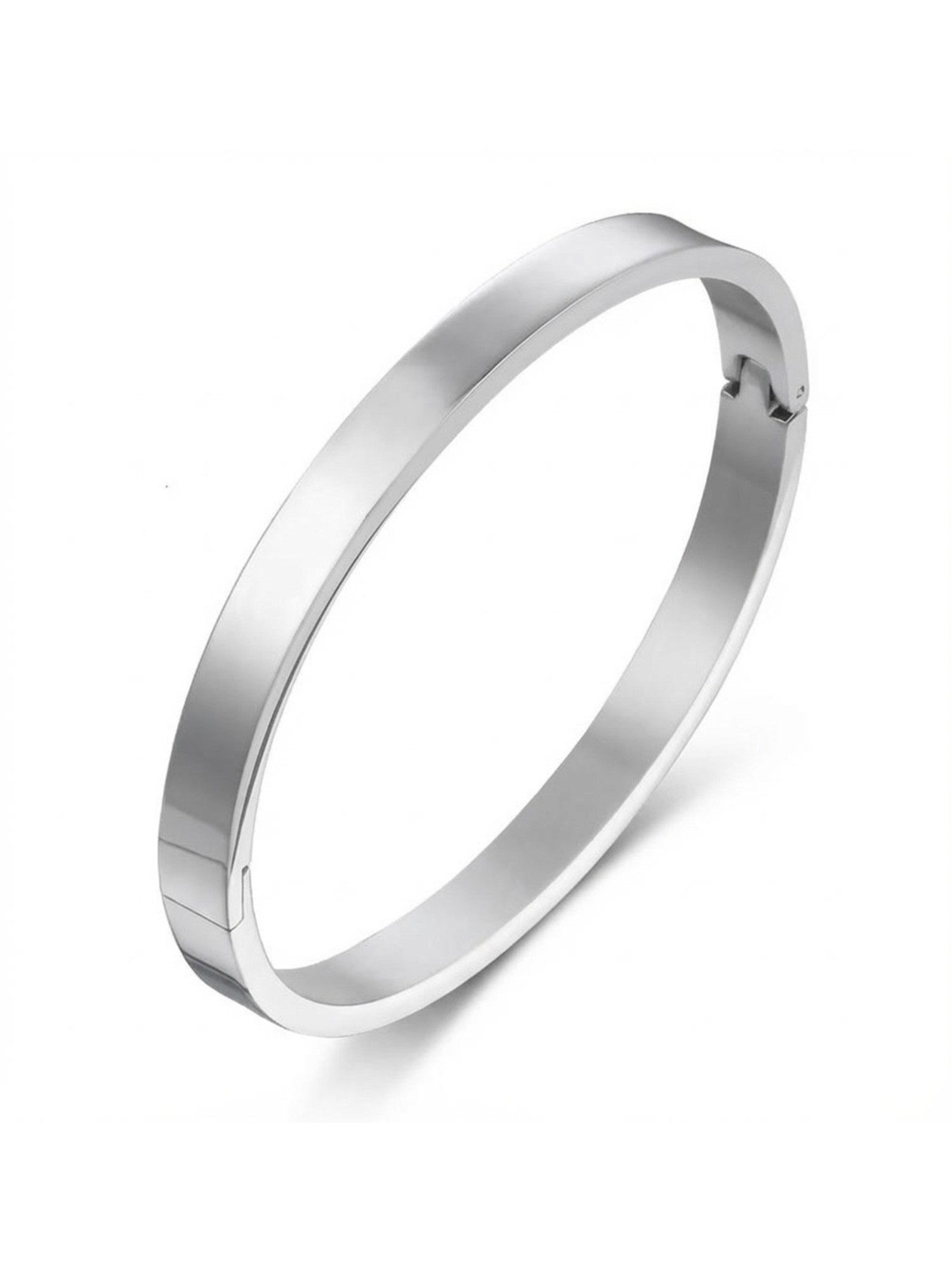 Staufergold Armreif „Pure“ – Minimalistischer Edelstahl-Bangle, handmade with Love!