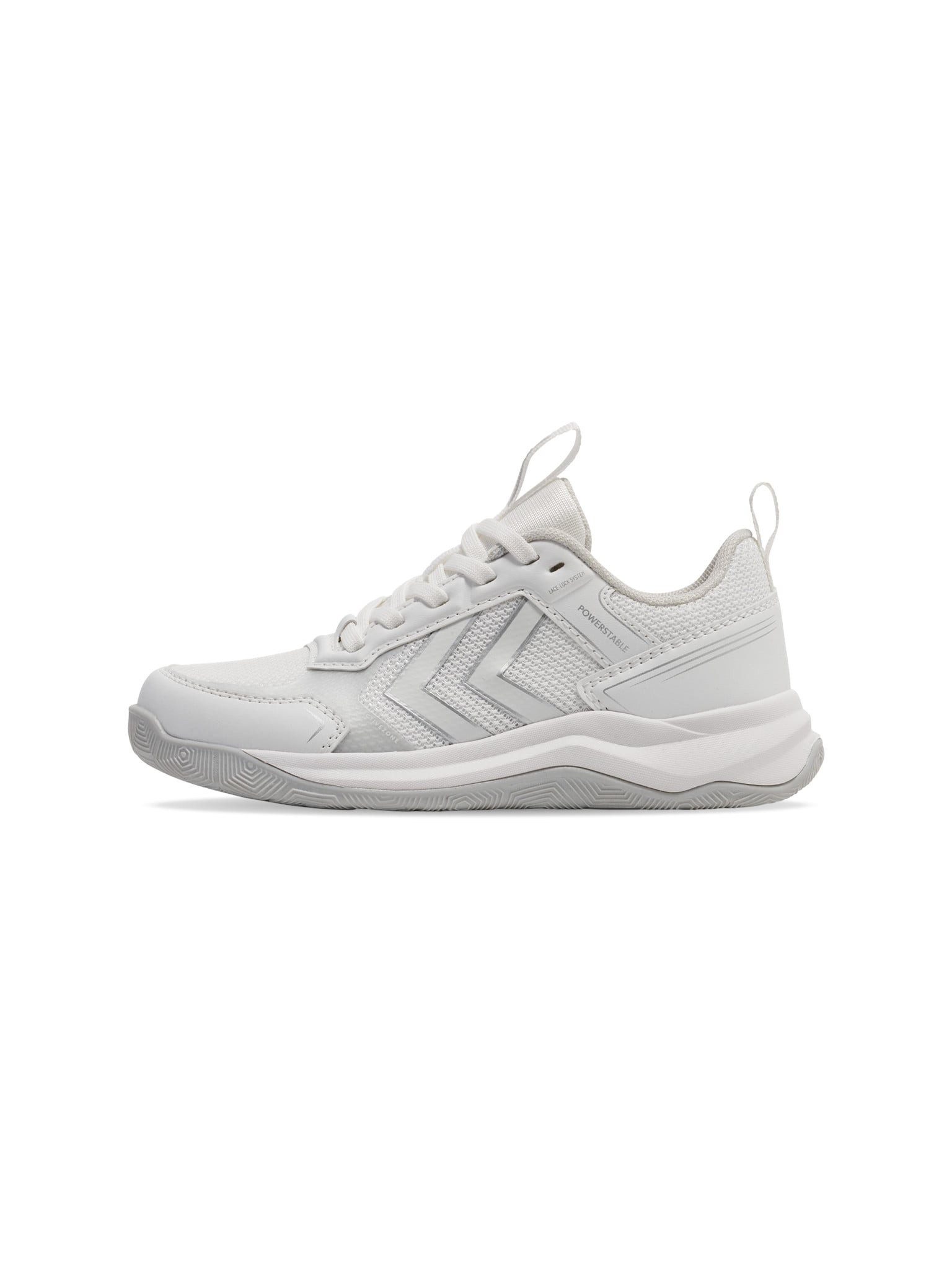 hummel Hallen-Indoorschuhe Power Stable LC weiss Kinder Badmintonschuh