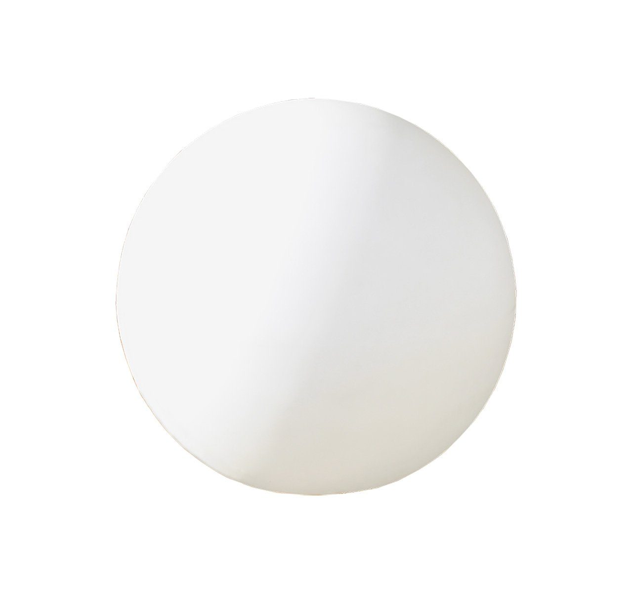 Kiom Dekolicht Kugelleuchte Gartenkugel GlowOrb white 38 cm E27, unten abgeflacht, Leuchtmittel nicht inklusive, Leuchtmittel abhängig