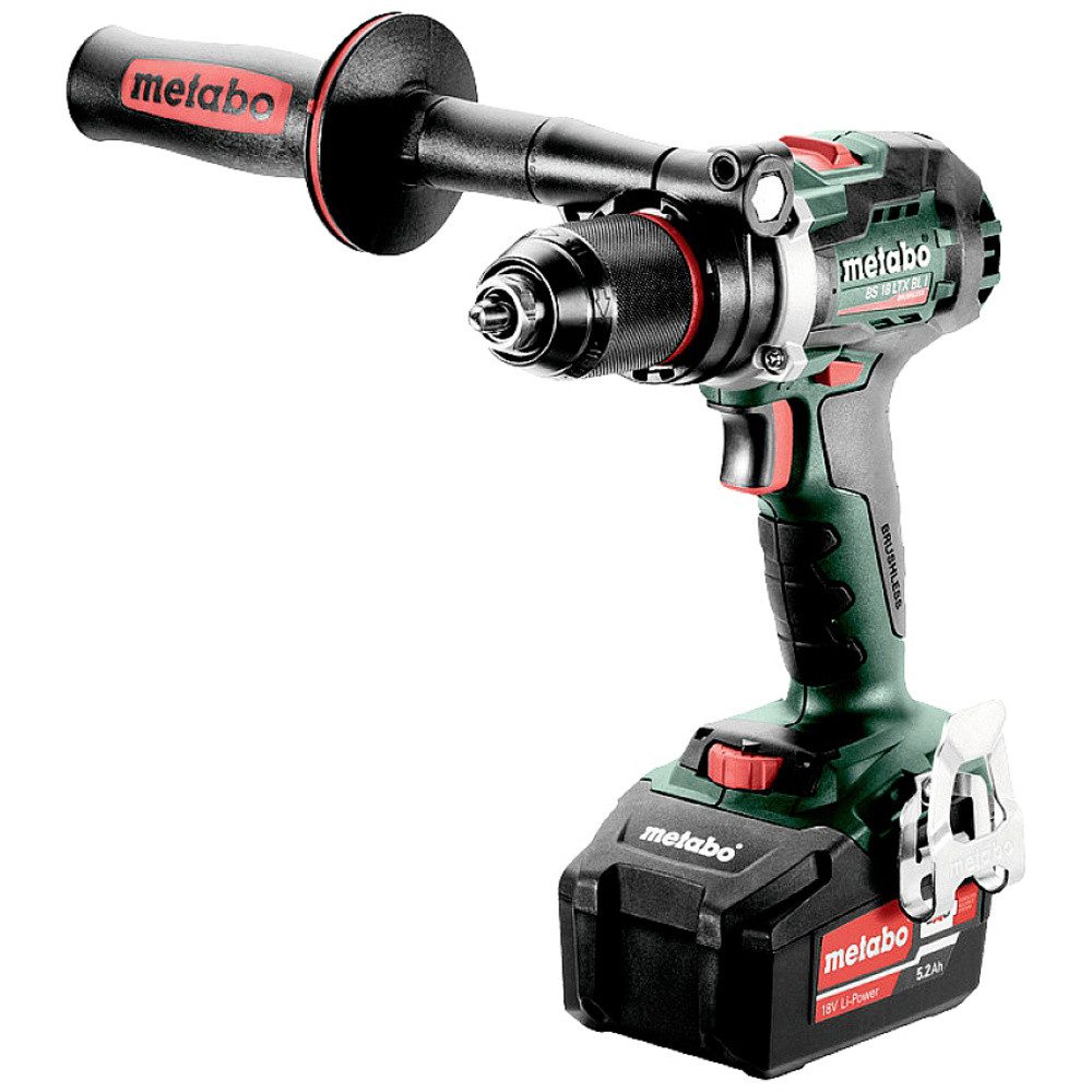 metabo Akku-Ratschenschrauber Metabo BS 18 LTX BL I 602358650 Akku-Bohrschrauber 18 V 5.2 Ah Li-Ion