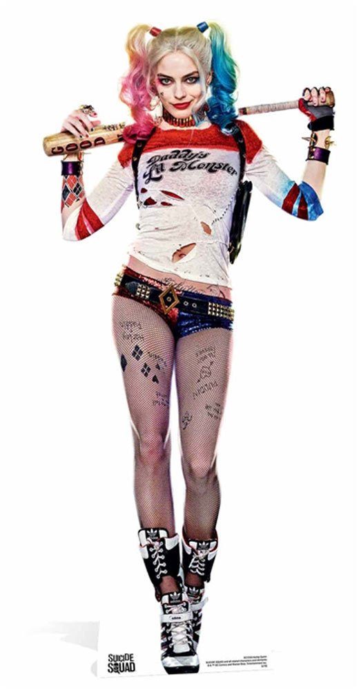 empireposter Dekofigur cm Pappaufsteller Suicide Squad - 80x170 Harley Quinn Lebensgrösse in 