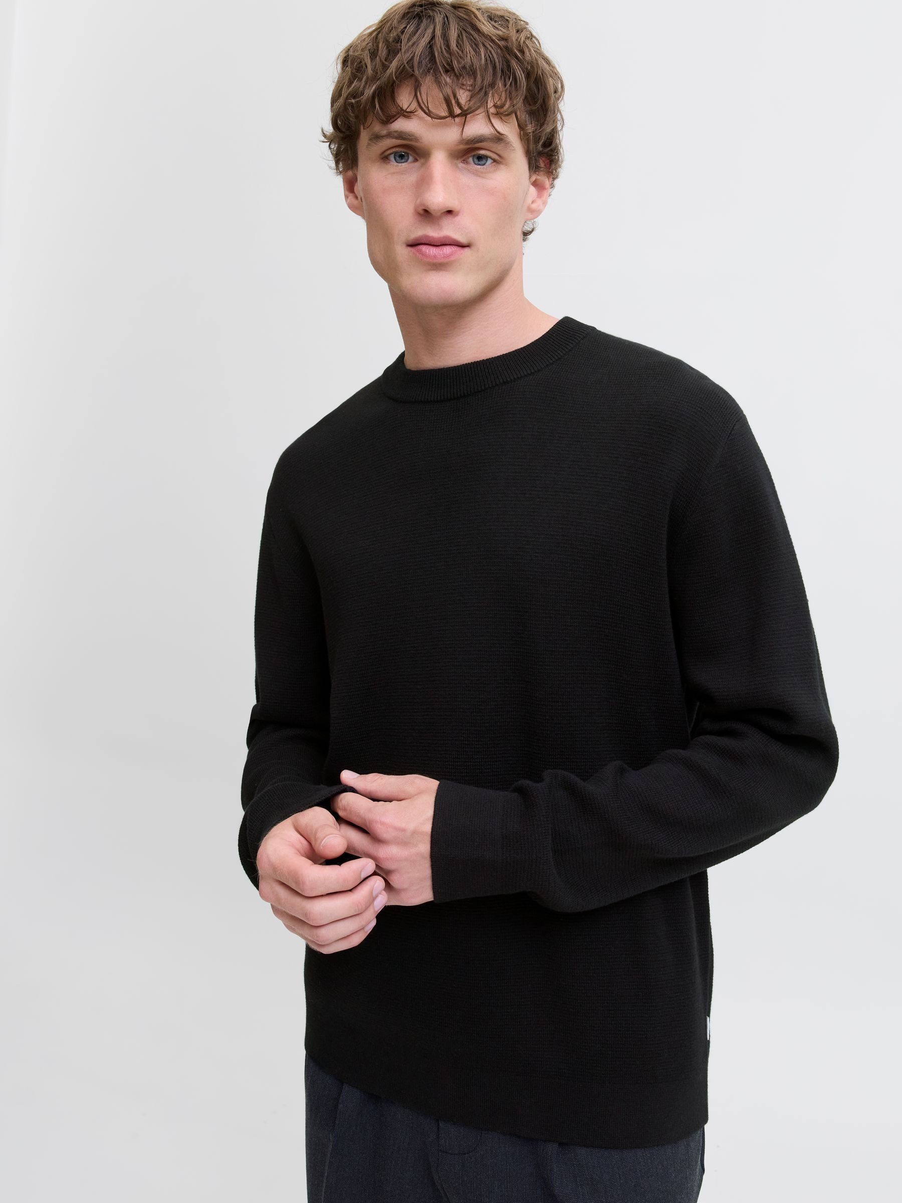 Jack & Jones Strickpullover JPRBLAMILANO STITCH KNIT CREW NECK SN günstig online kaufen