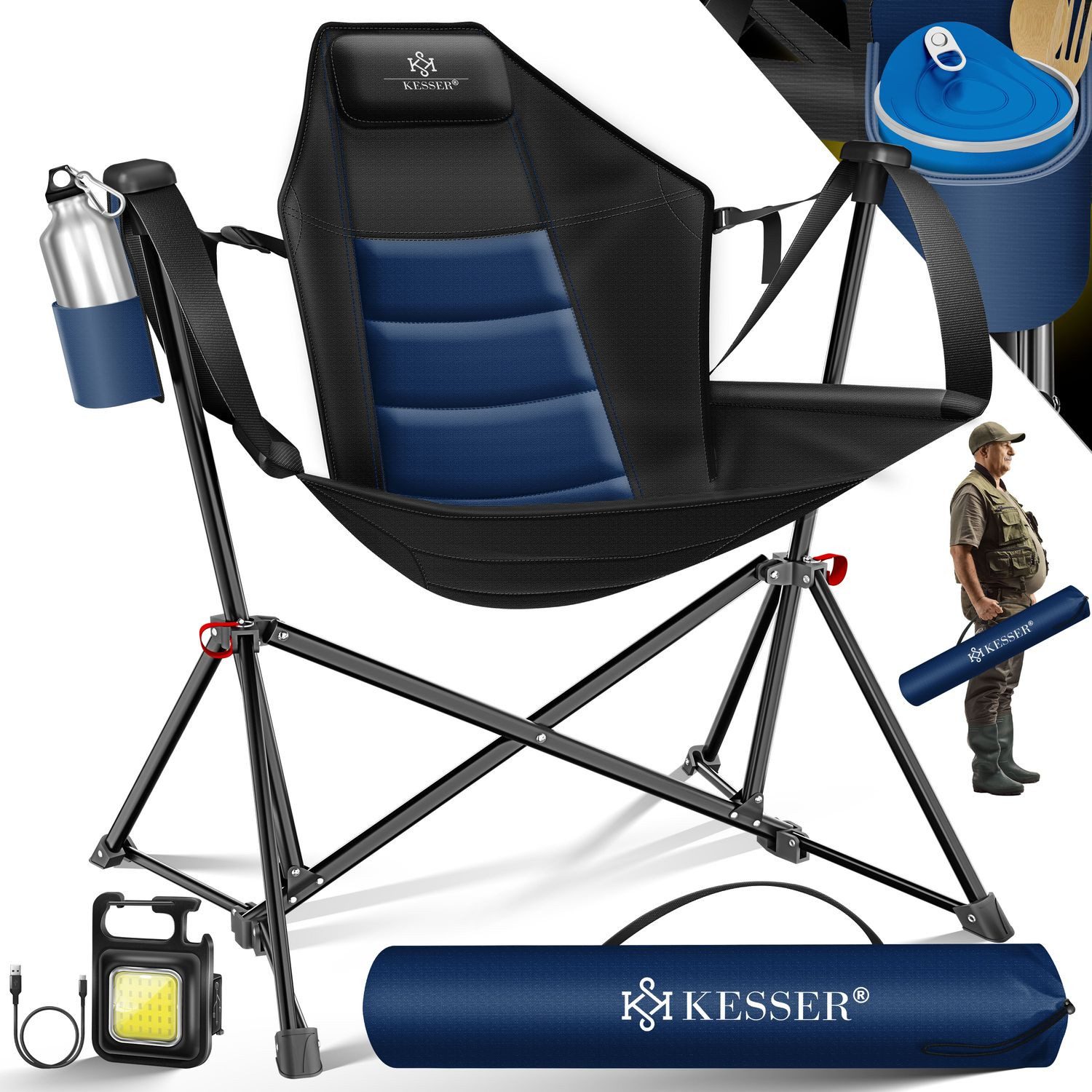 KESSER Campingstuhl, faltbar bis 160 kg günstig online kaufen