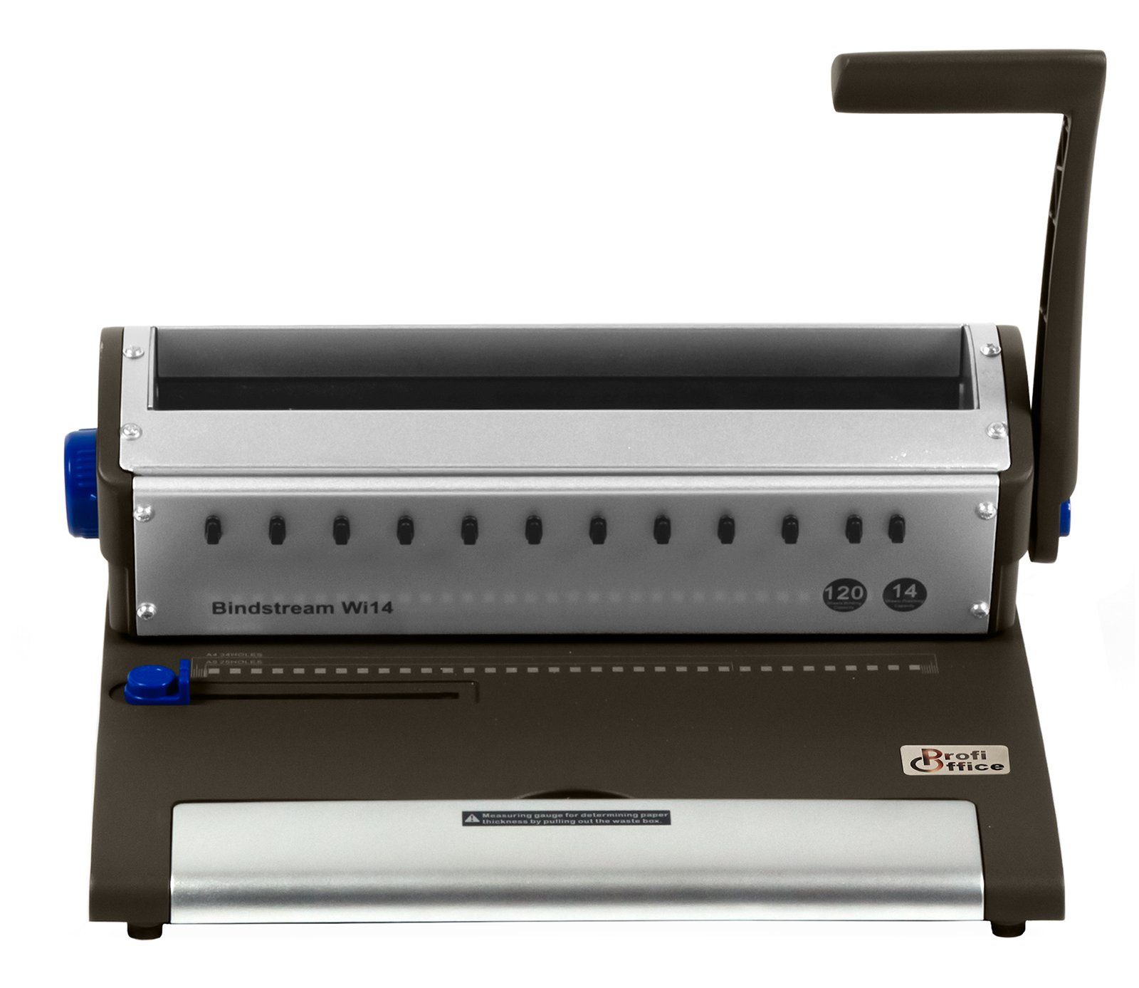 ProfiOffice Drahtbindegerät ProfiOffice Bindegerät Bindstream WI 14, Magnetische Arretierung