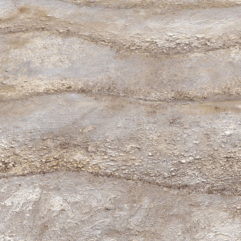 Erismann Vliestapete 3D-Effekt Wellen Muster Beton Optik Grau Braun 10299-32 Focus