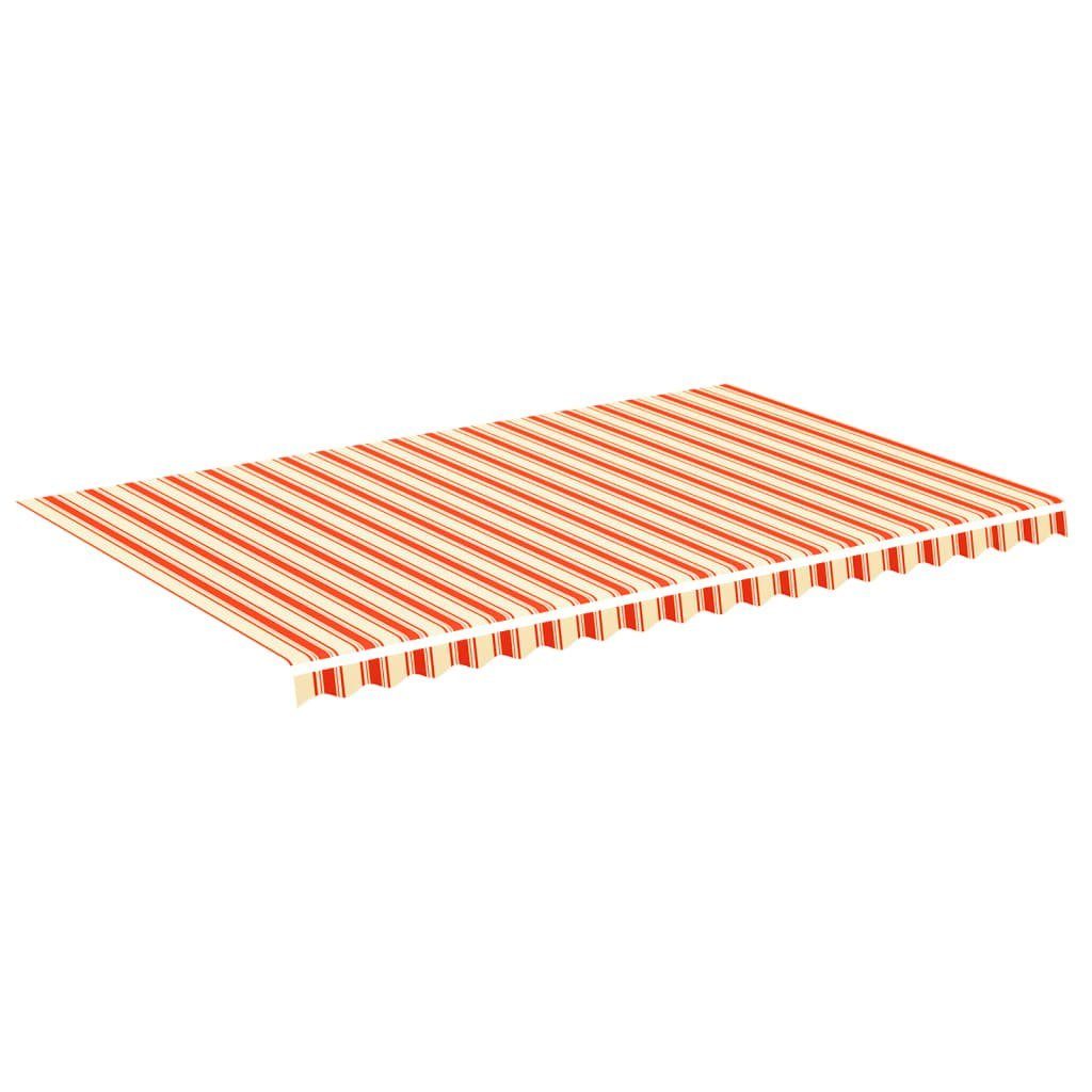 furnicato Markise Markisenbespannung Gelb und Orange günstig online kaufen