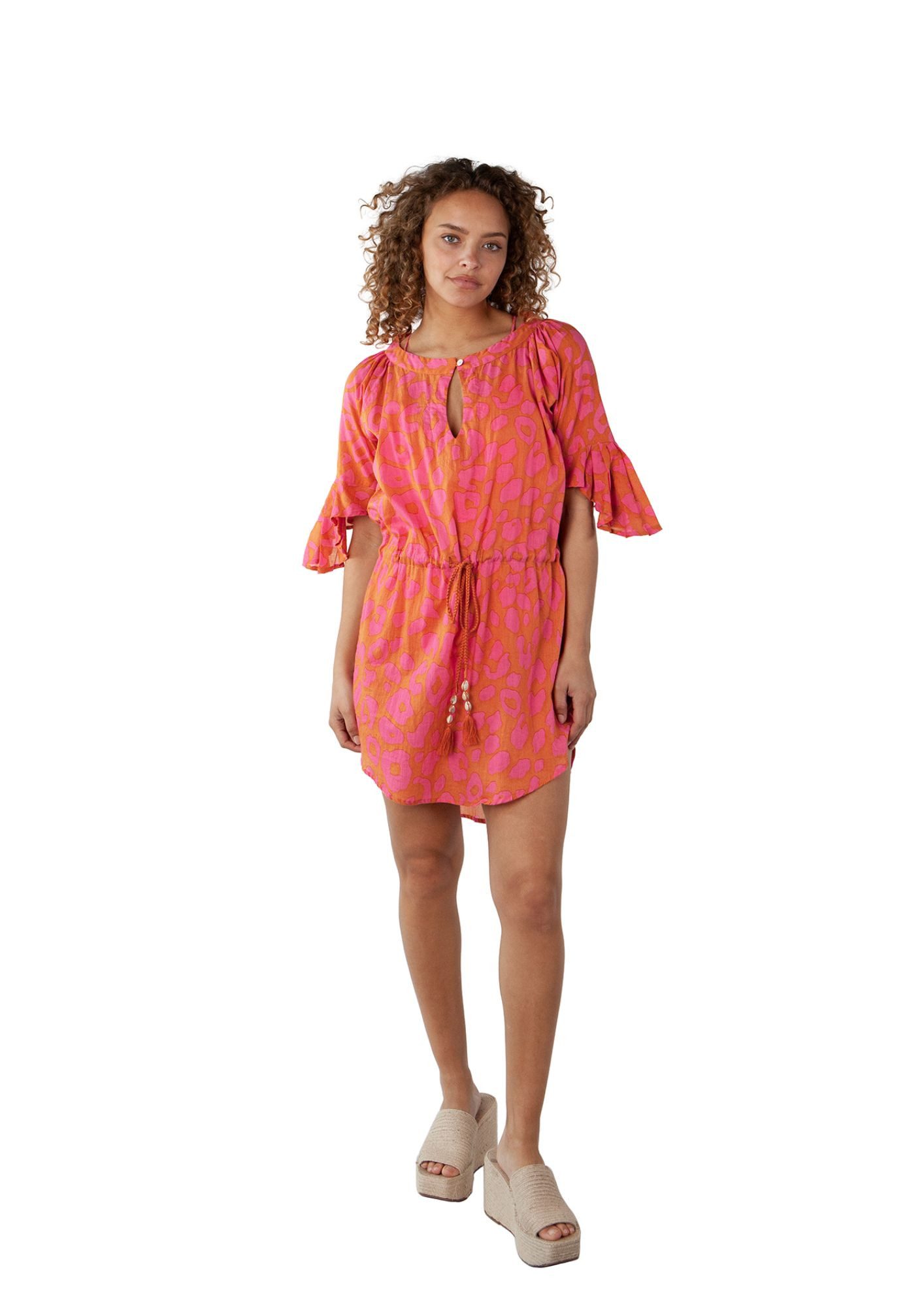 Barts Strandkleid Barts Azmina Kleid in pink Kordelzug in der Taille