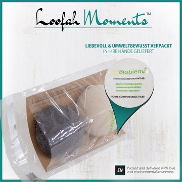 Loofah Moments Gesichtsreinigungsschwamm Loofah Moments™ Konjac Schwamm, Vegan & Plastikfrei, 1 tlg.